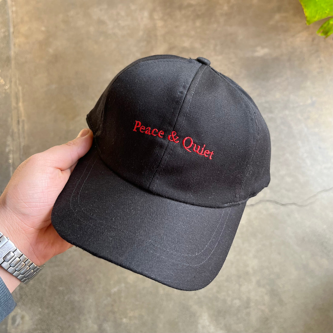 PIEACE & QUIET KAPPIE DAD HAT DHF-29