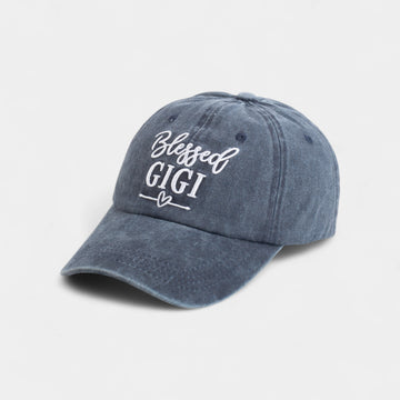 BLESSED GIGI WASHED COTTON CAP