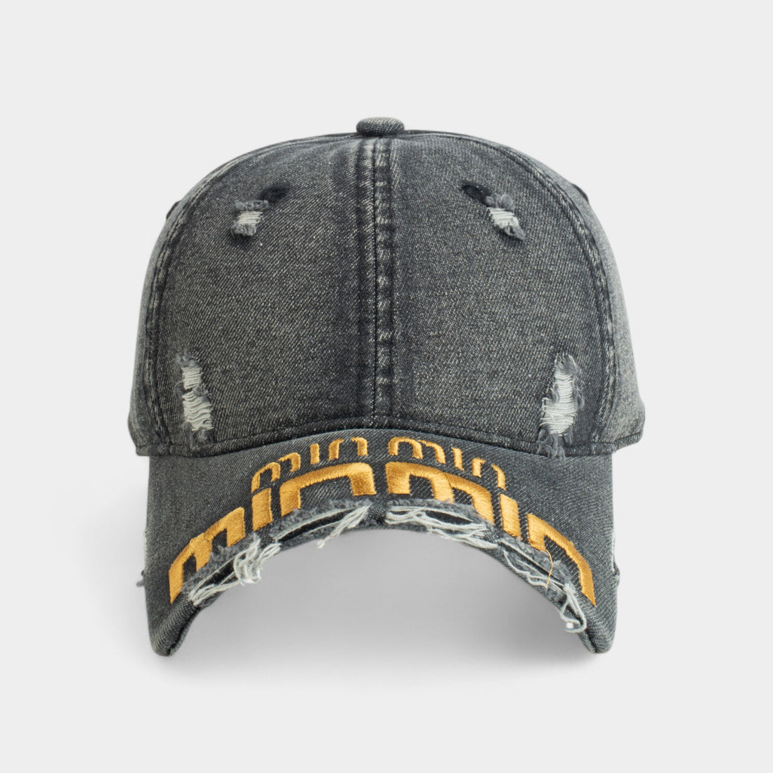 MIU MIU CUTTING JEANS COTTON CAP