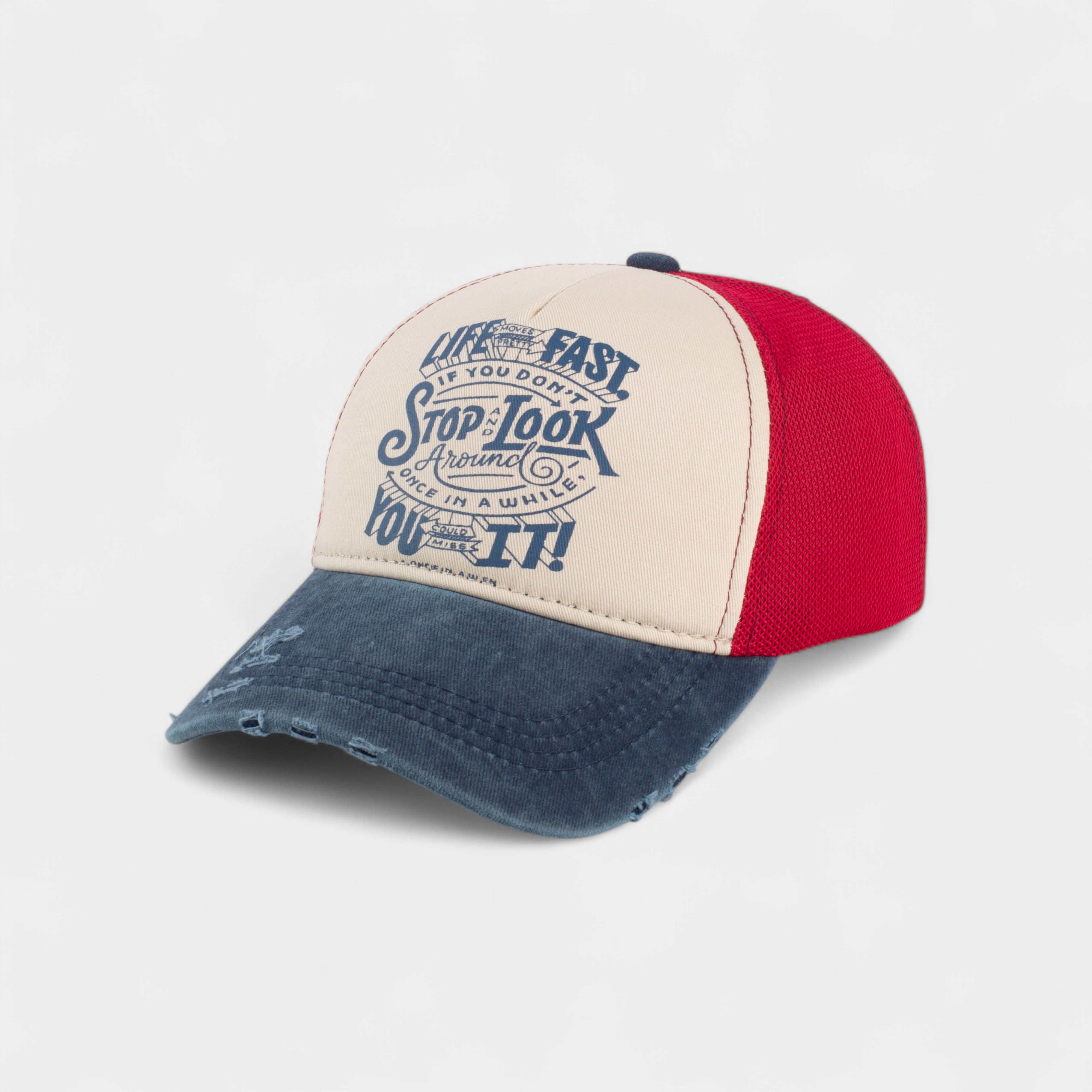 STOP LOOK TRUCKER HAT