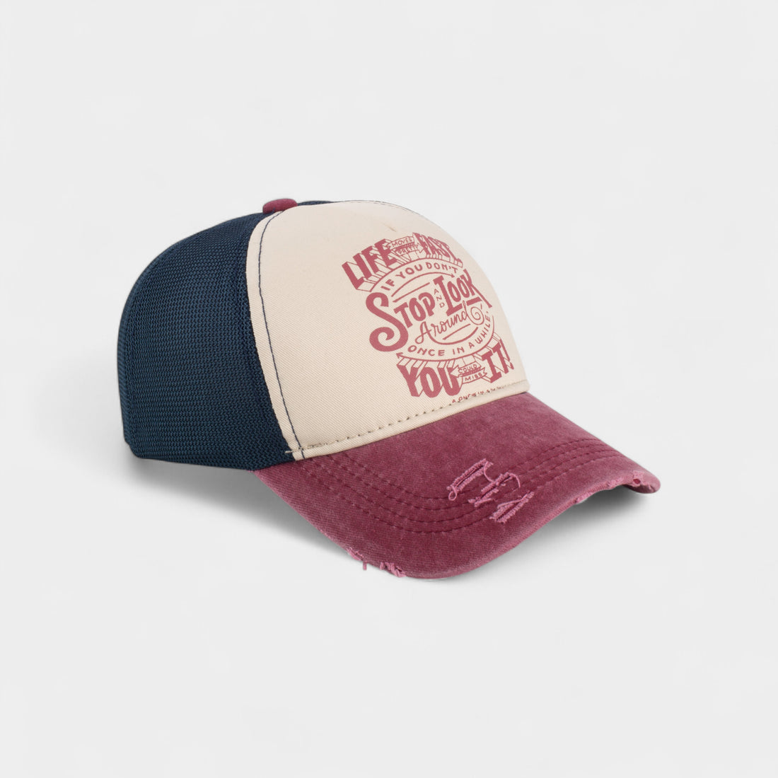 STOP LOOK TRUCKER HAT