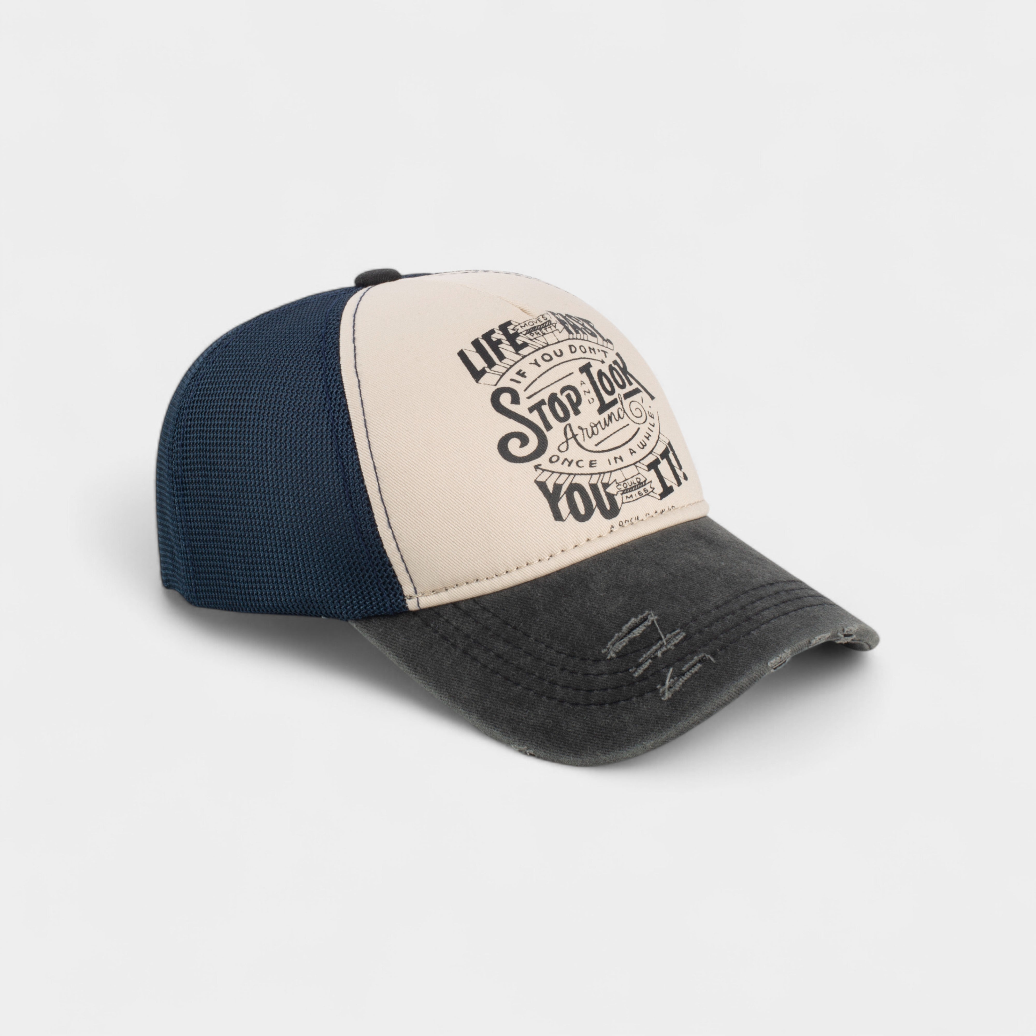 STOP LOOK TRUCKER HAT