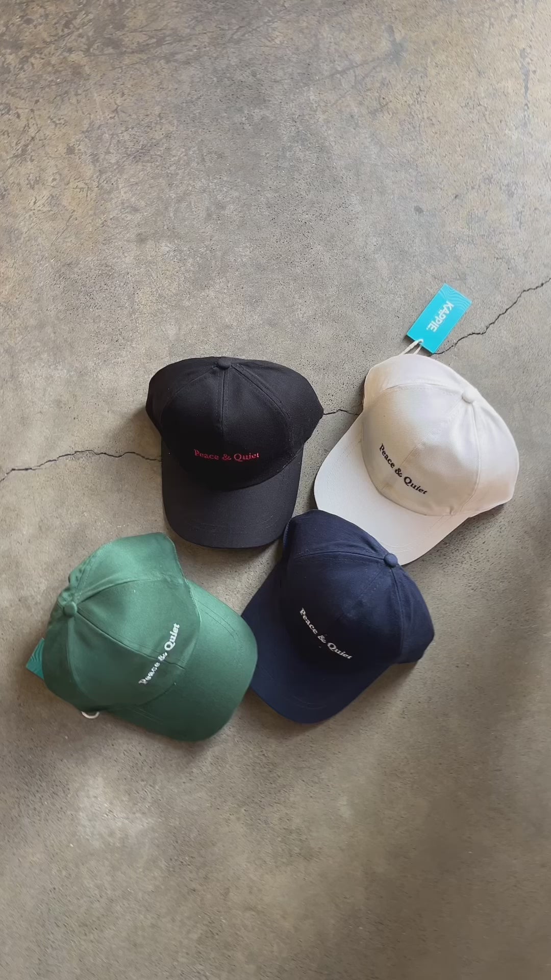 PIEACE & QUIET KAPPIE DAD HAT DHF-29