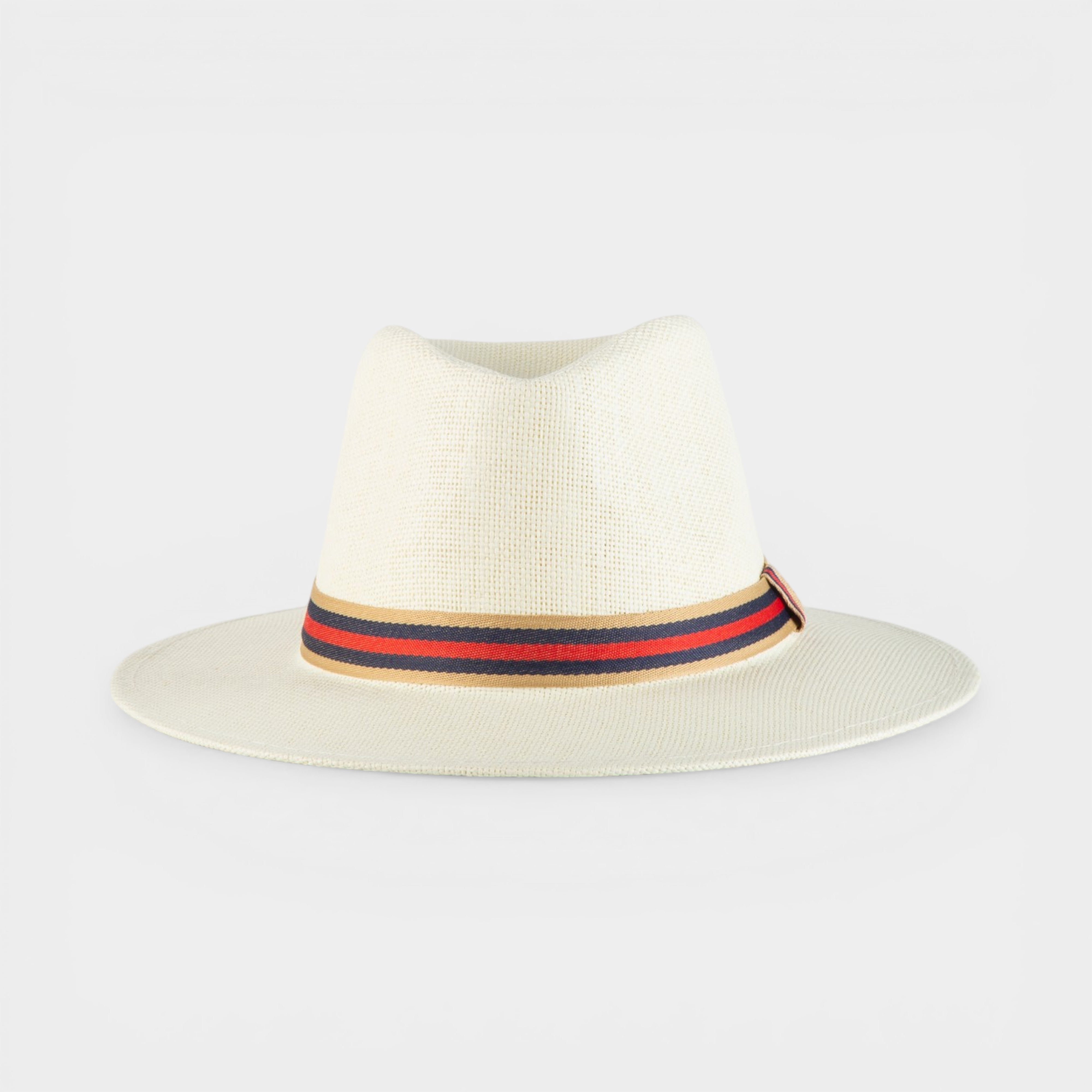 ICONIC STRAW FEDORA HAT