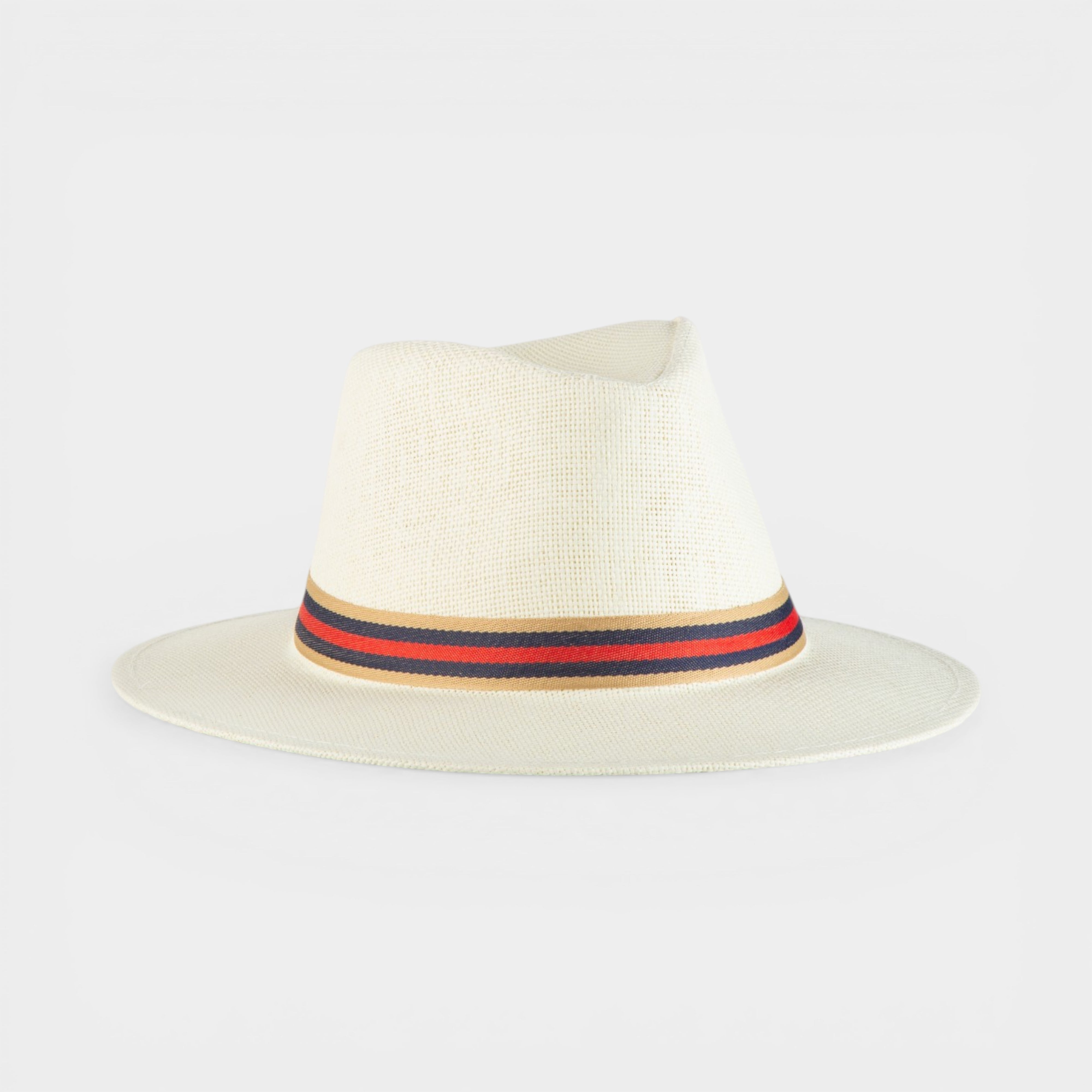 ICONIC STRAW FEDORA HAT
