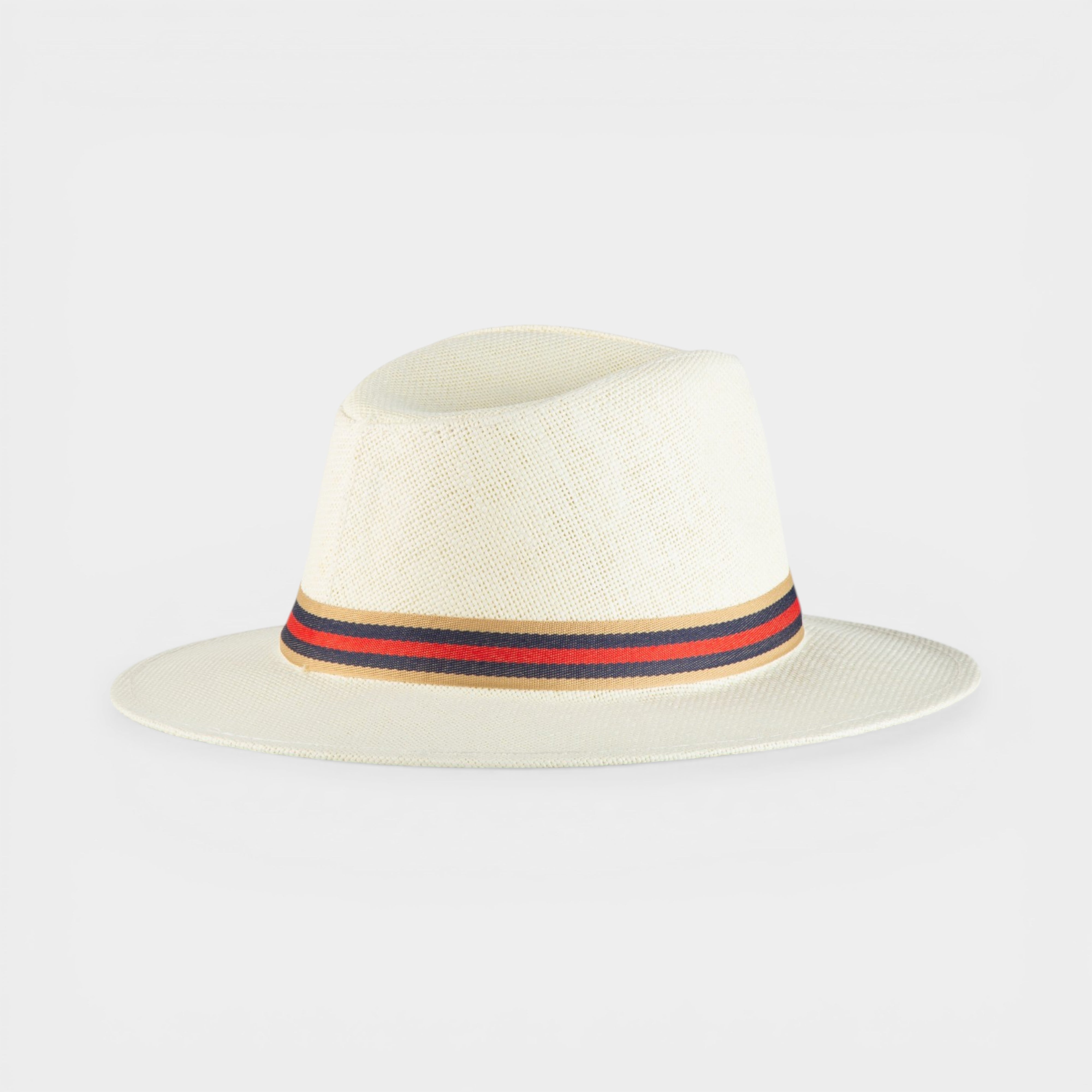 ICONIC STRAW FEDORA HAT