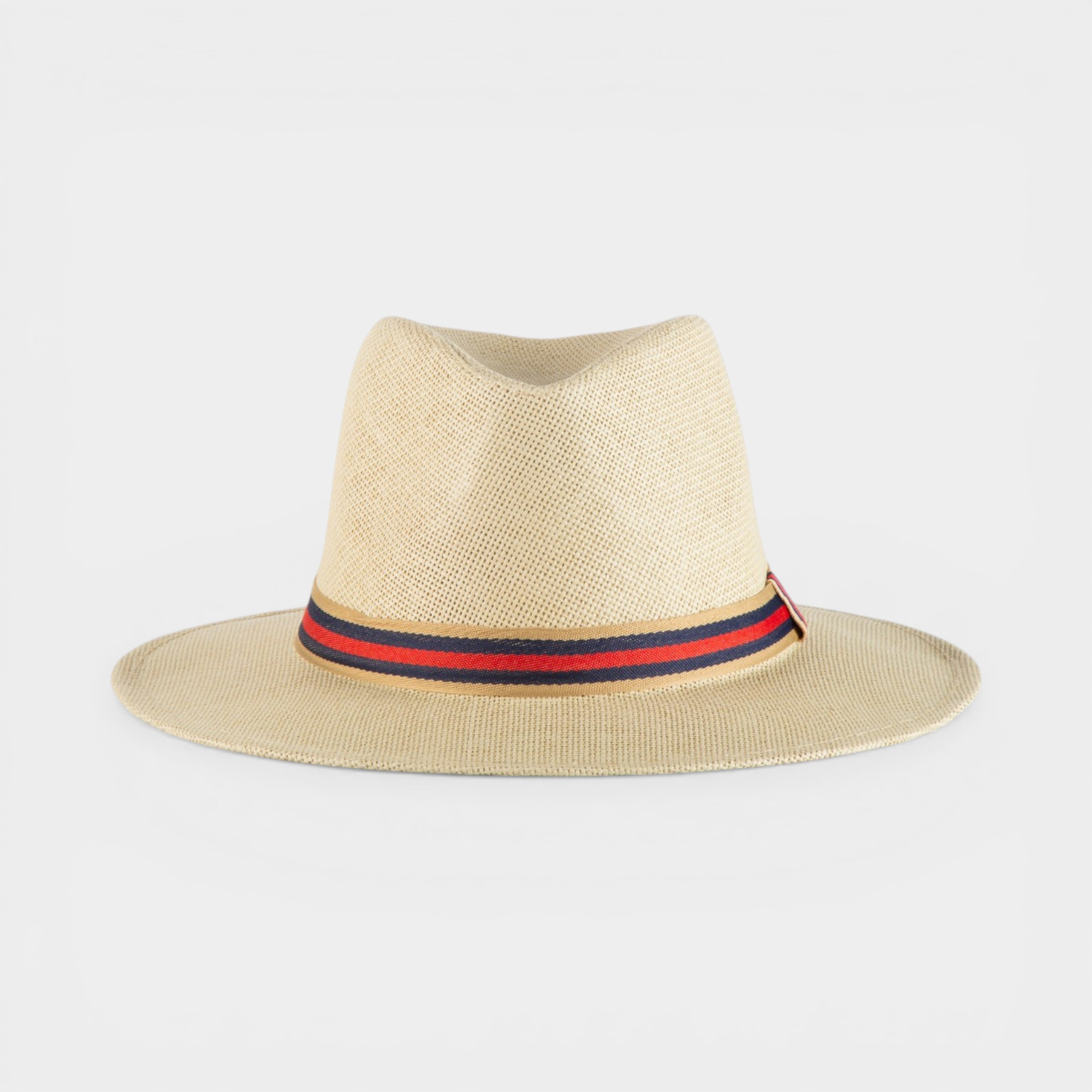 ICONIC STRAW FEDORA HAT