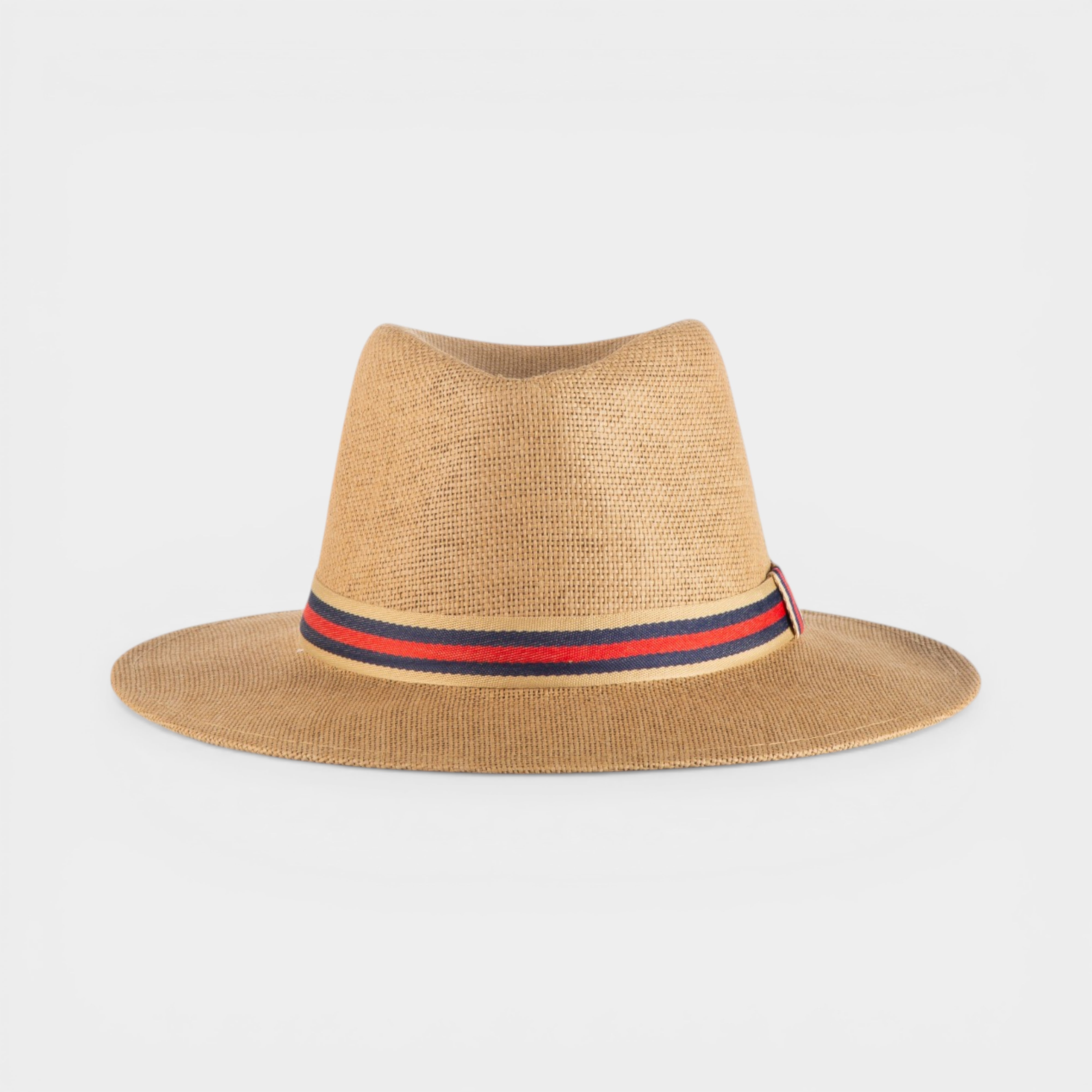 ICONIC STRAW FEDORA HAT