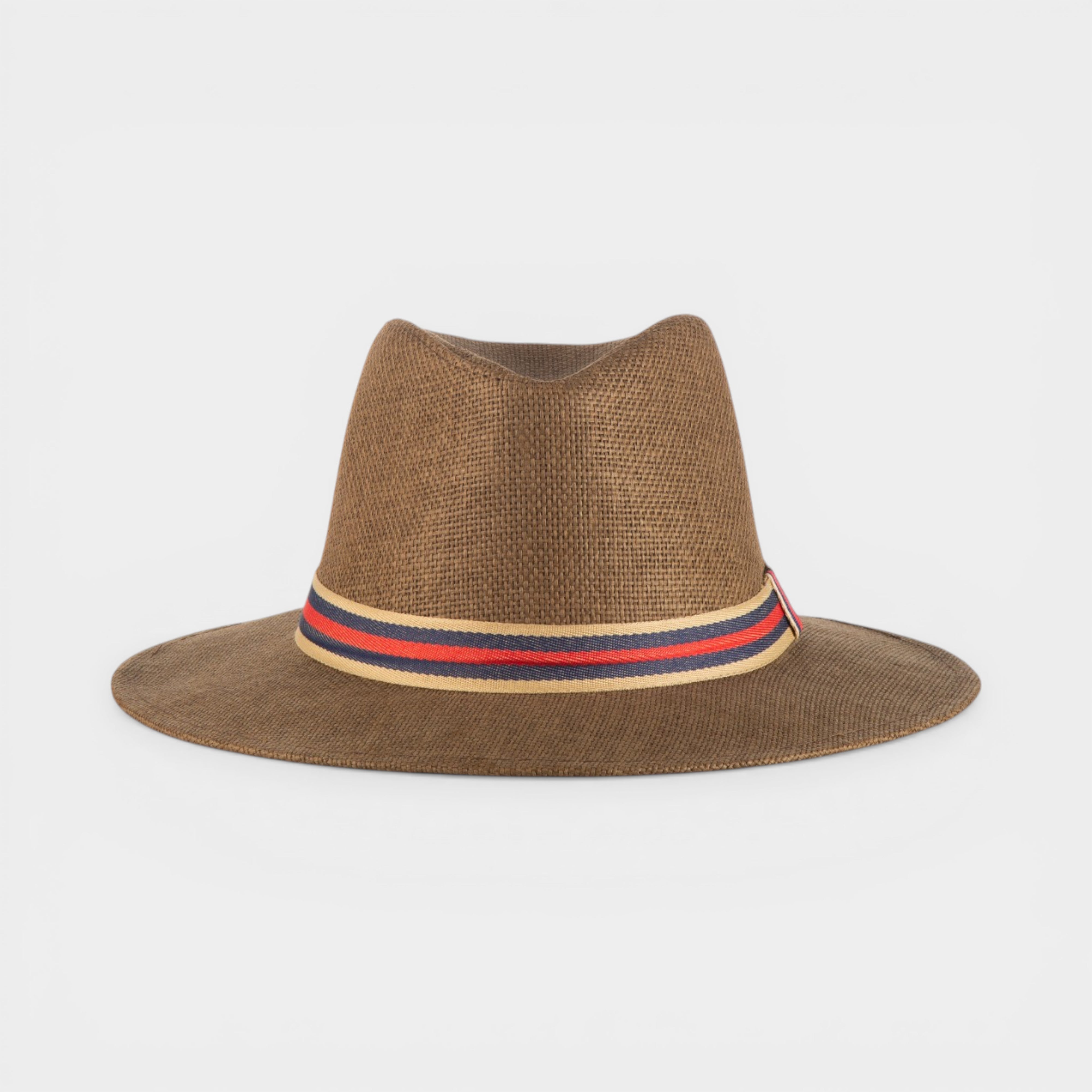 ICONIC STRAW FEDORA HAT