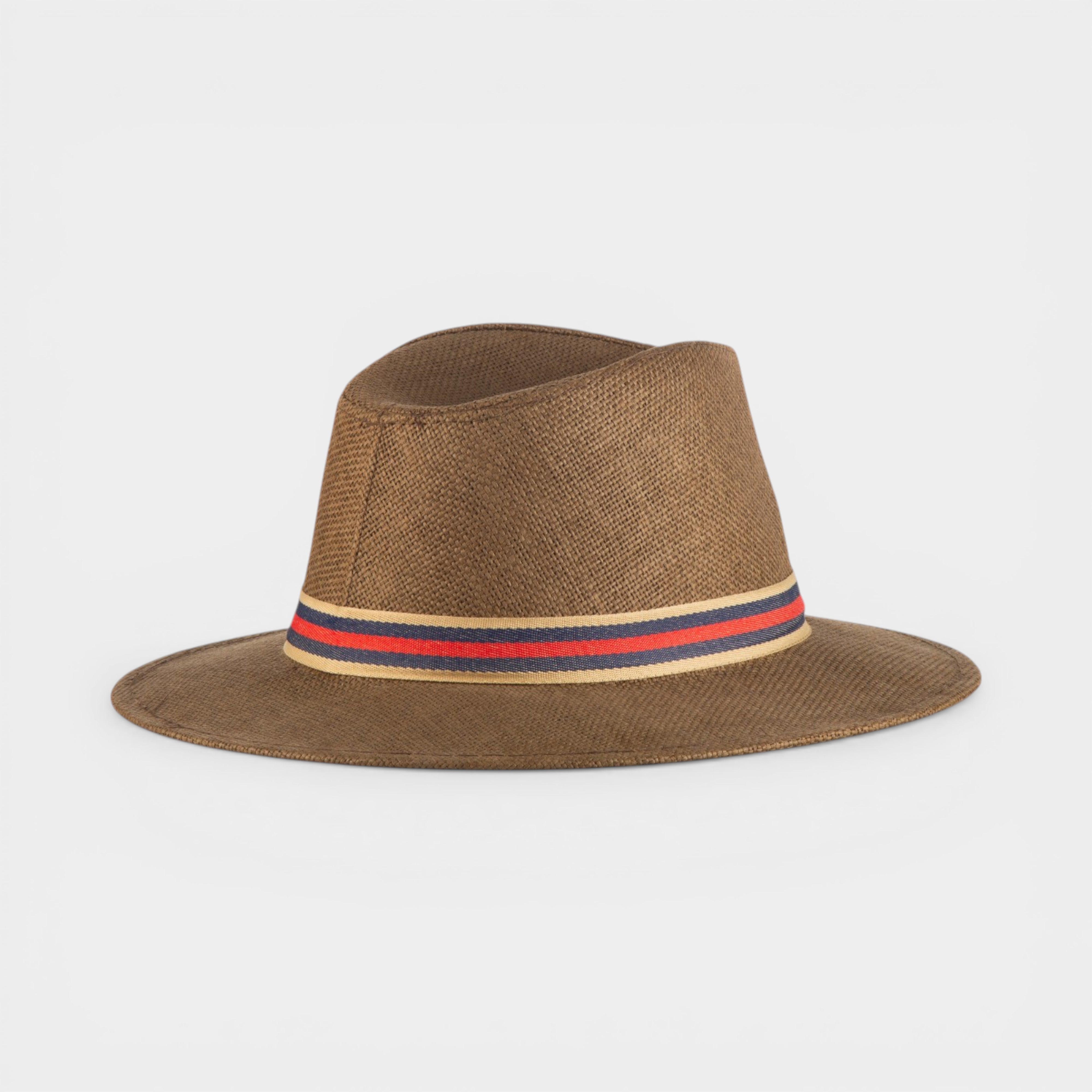 ICONIC STRAW FEDORA HAT