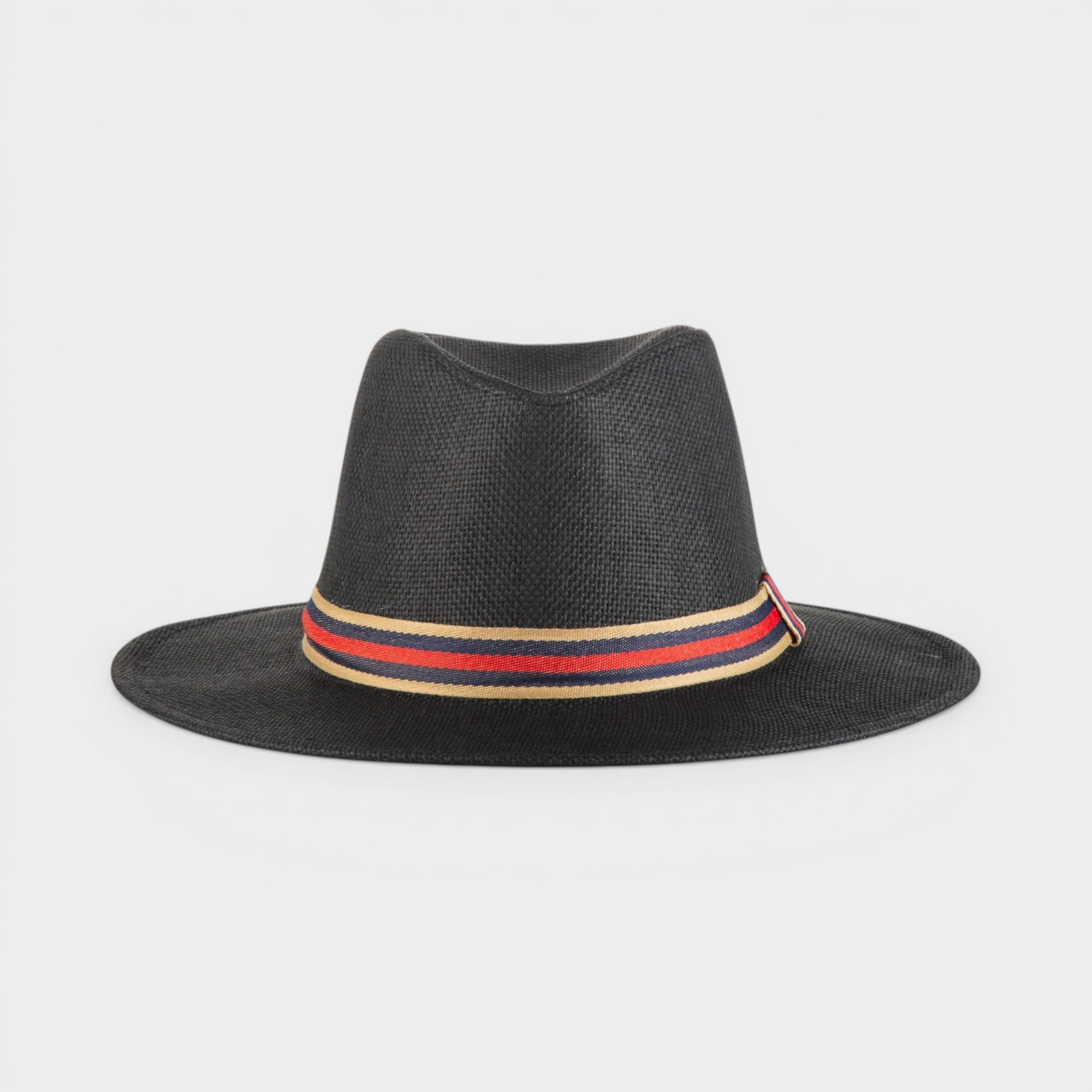 ICONIC STRAW FEDORA HAT
