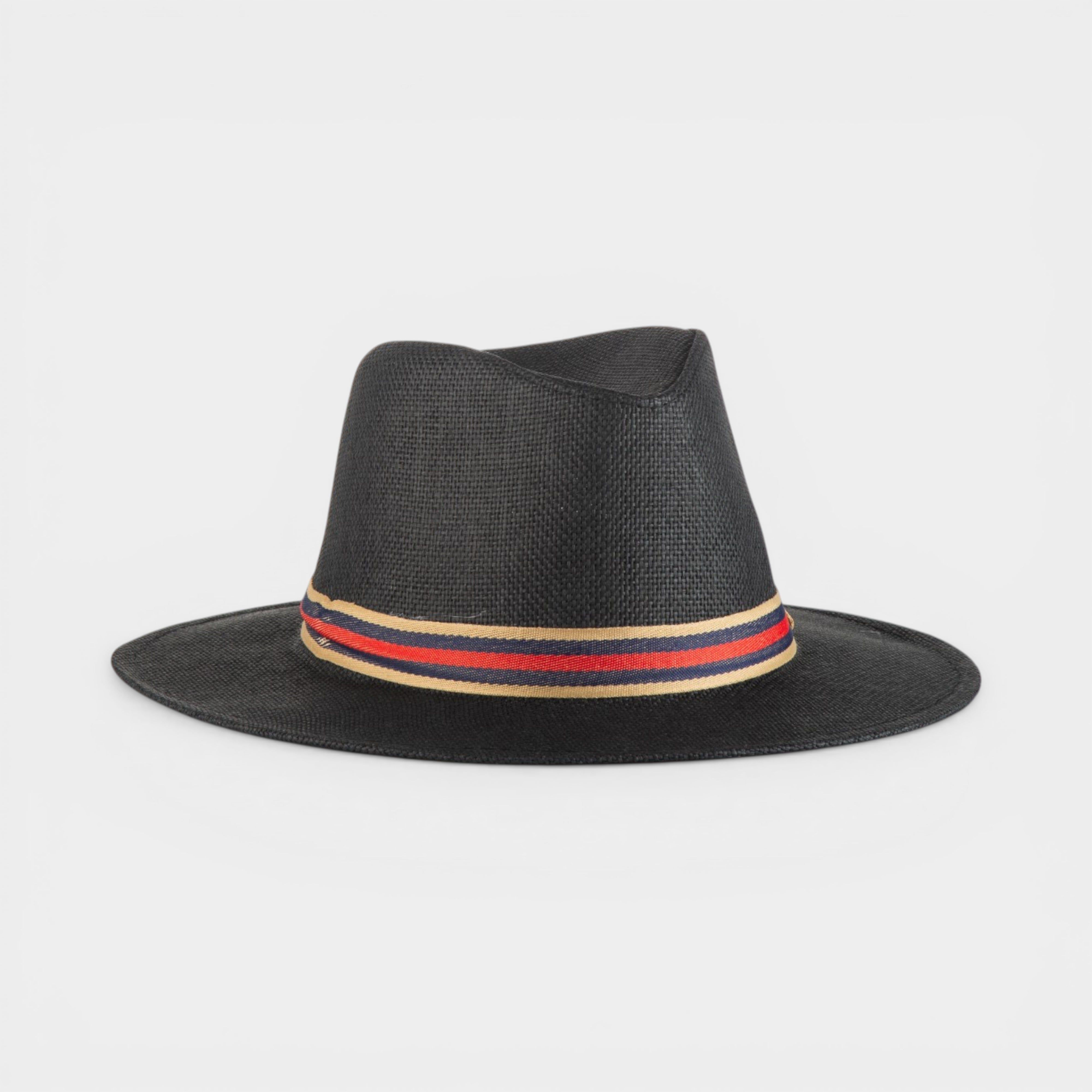 ICONIC STRAW FEDORA HAT