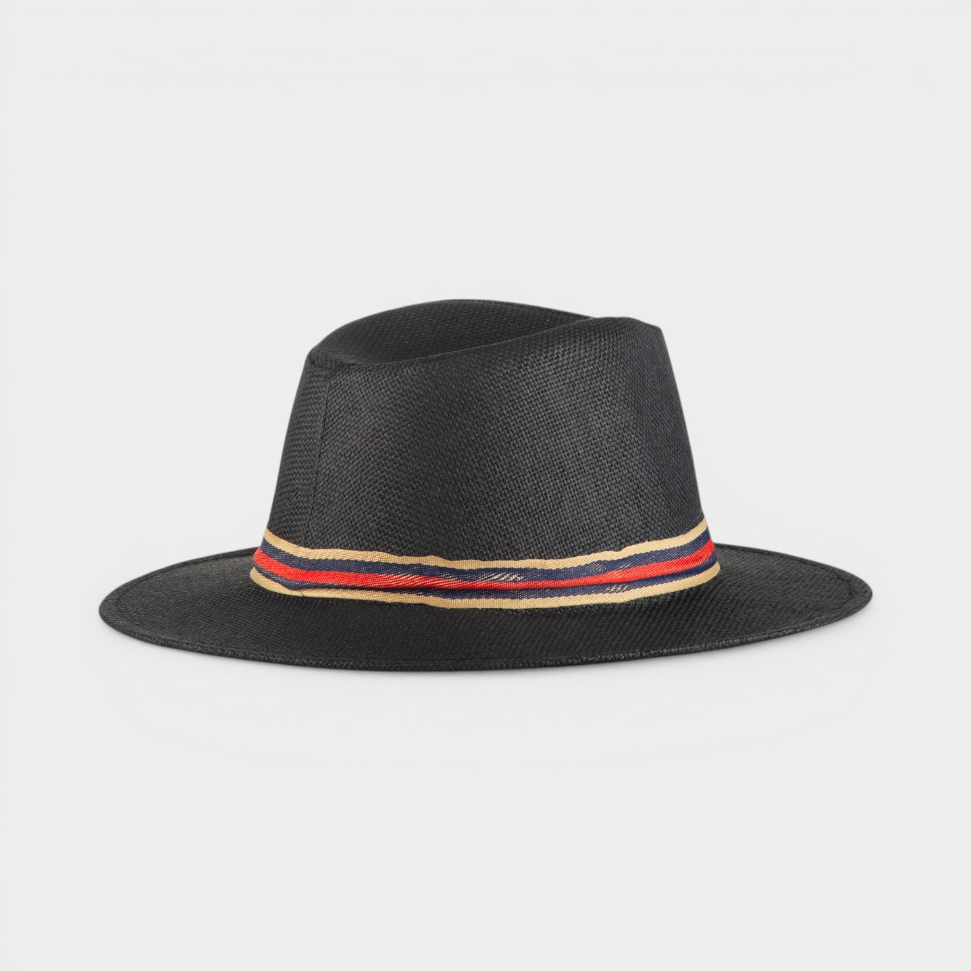 ICONIC STRAW FEDORA HAT