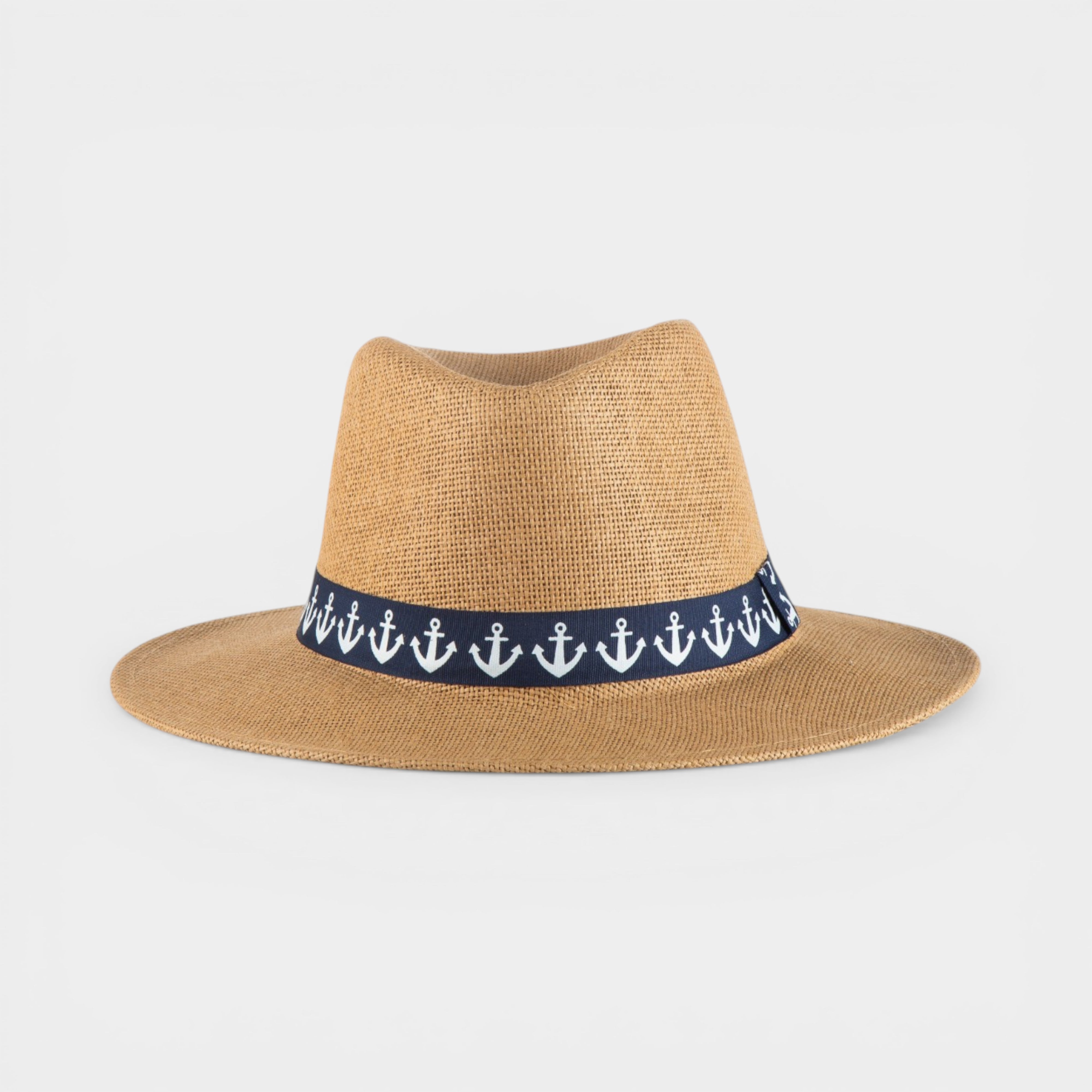 SEAFARE STRAW FEDORA HAT