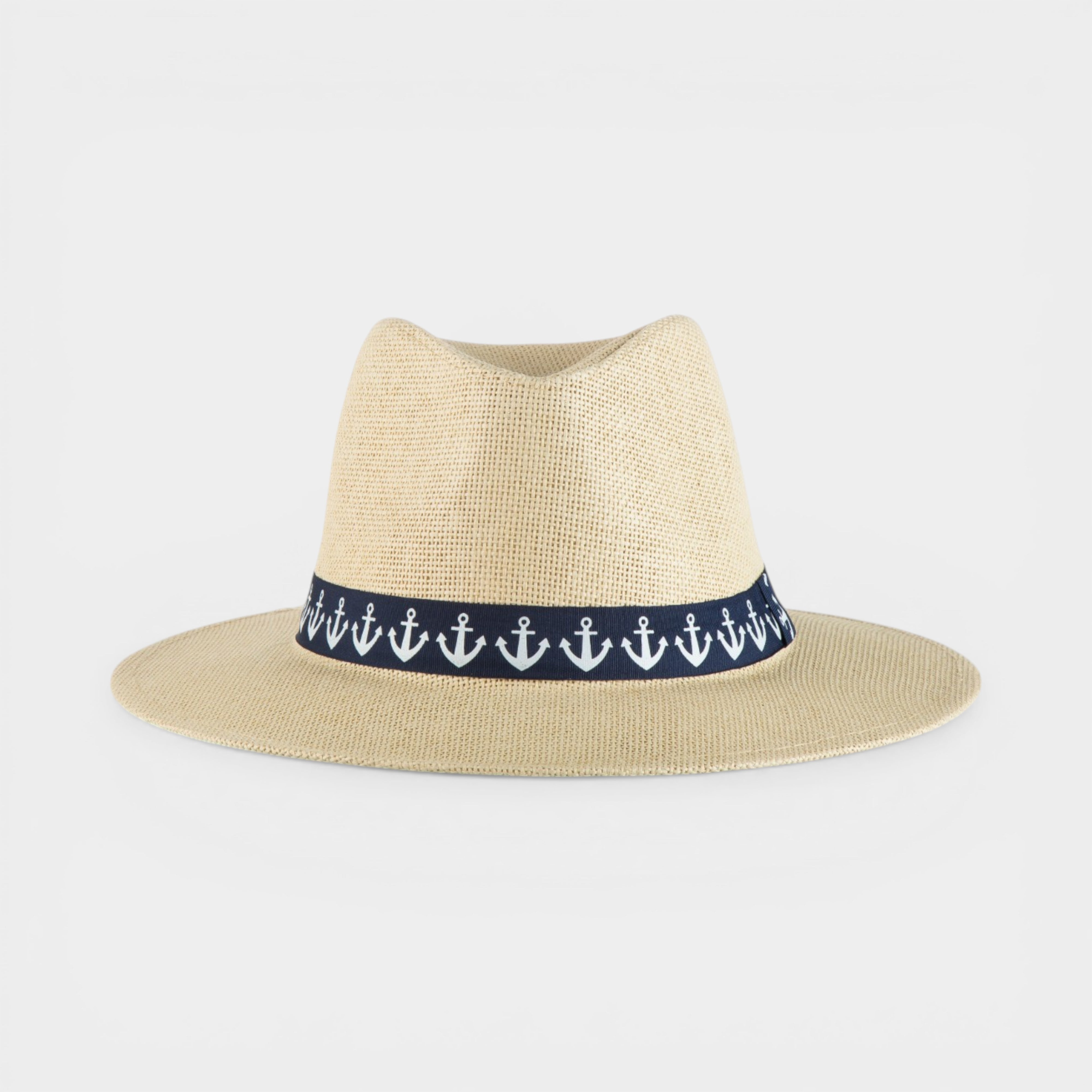 SEAFARE STRAW FEDORA HAT