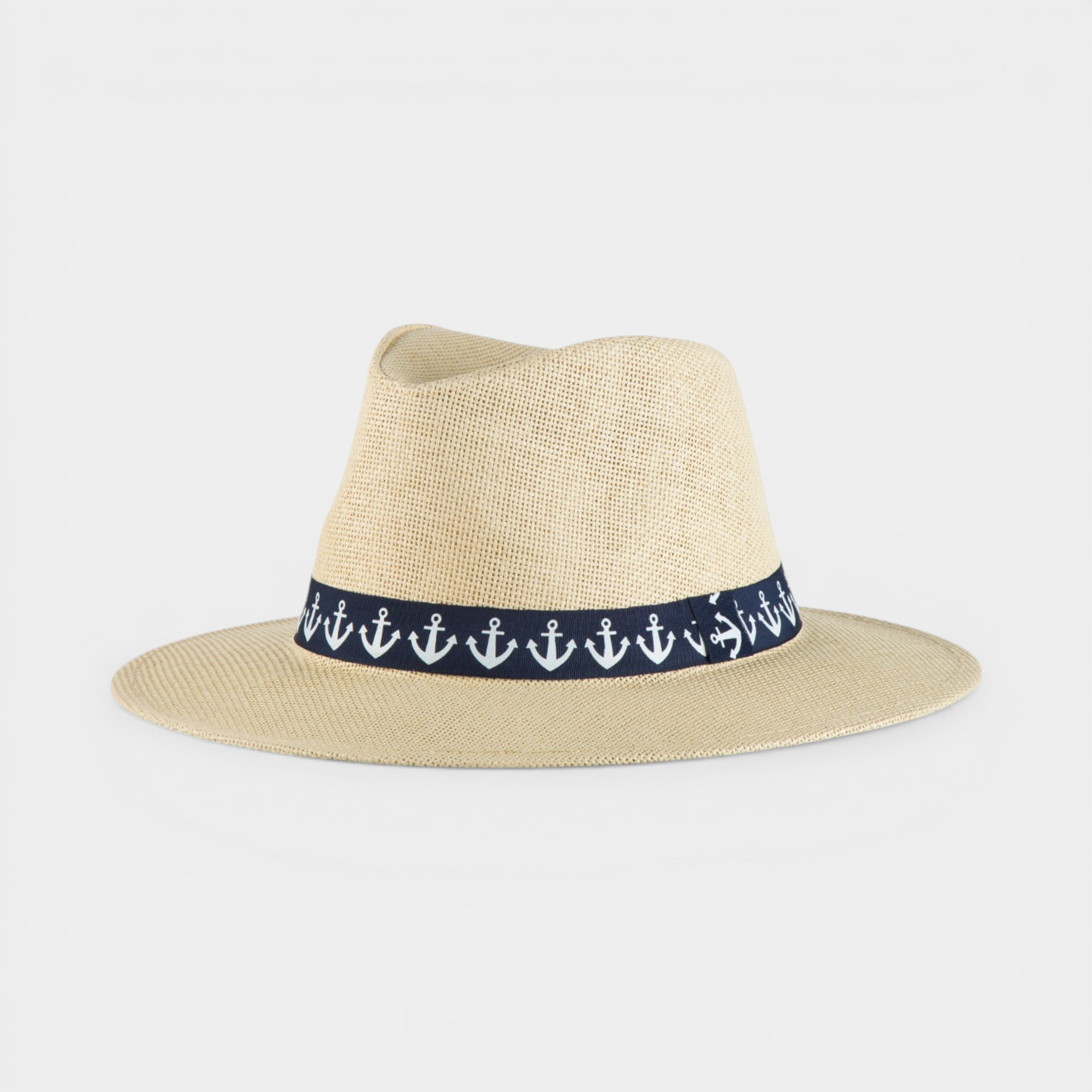 SEAFARE STRAW FEDORA HAT