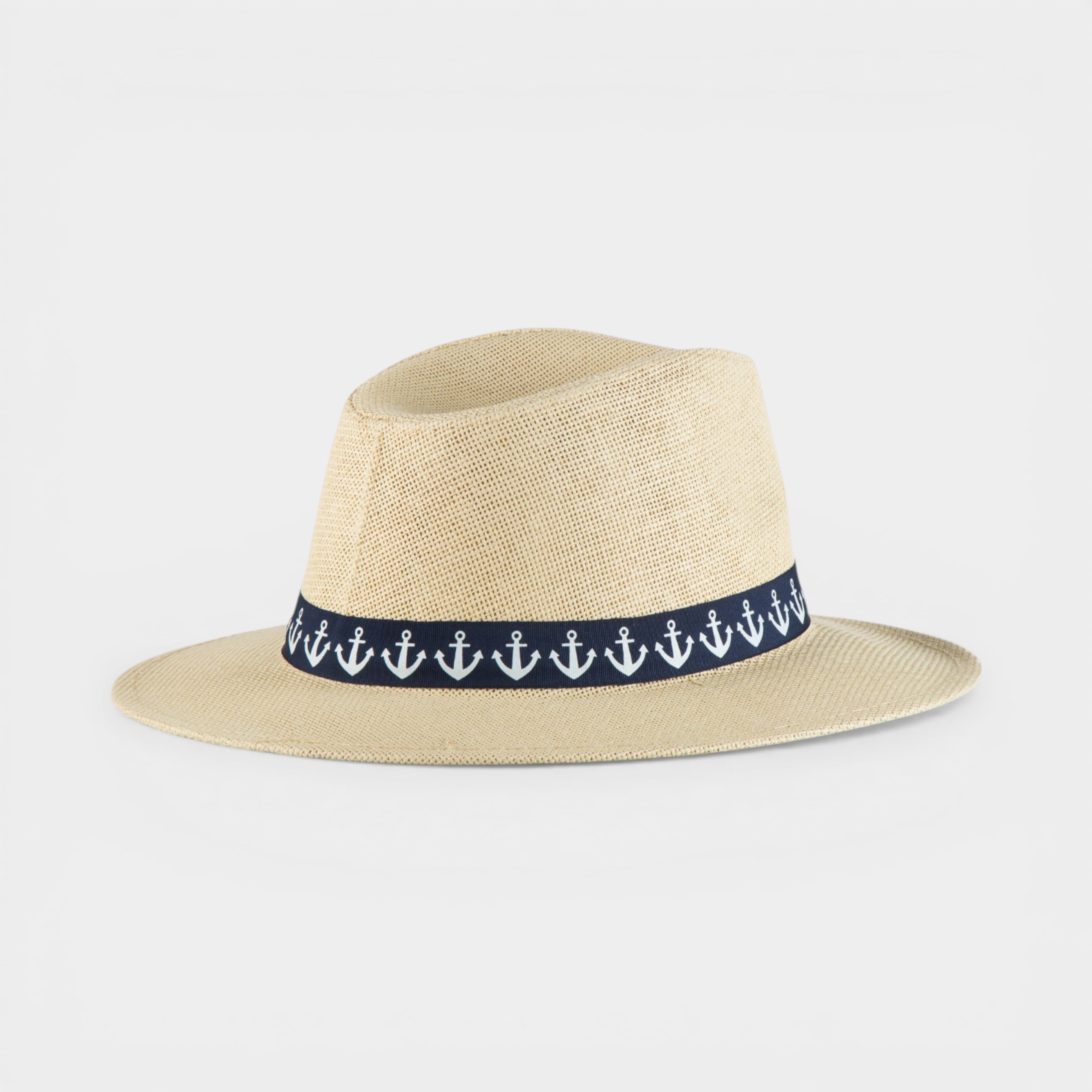 SEAFARE STRAW FEDORA HAT