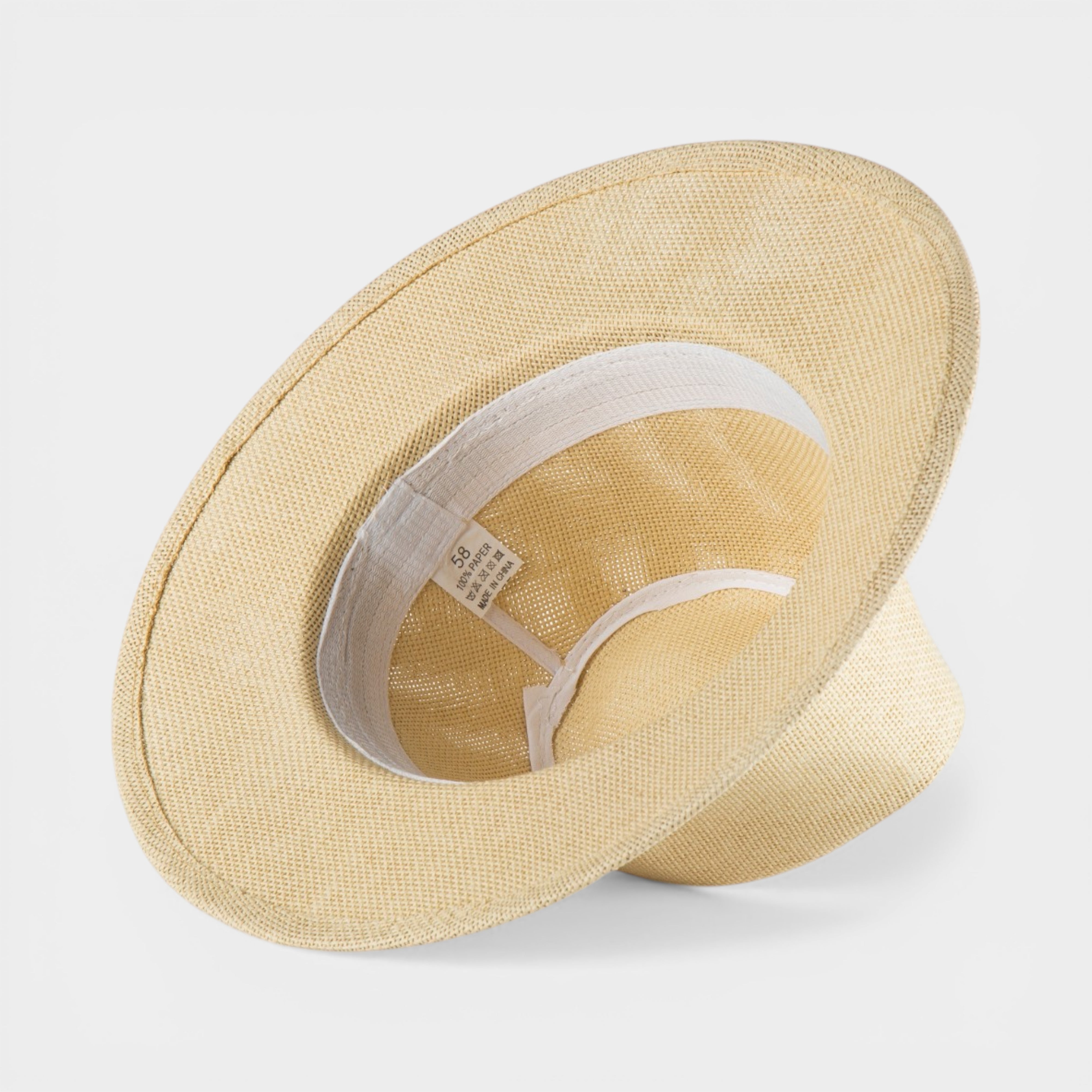 SEAFARE STRAW FEDORA HAT