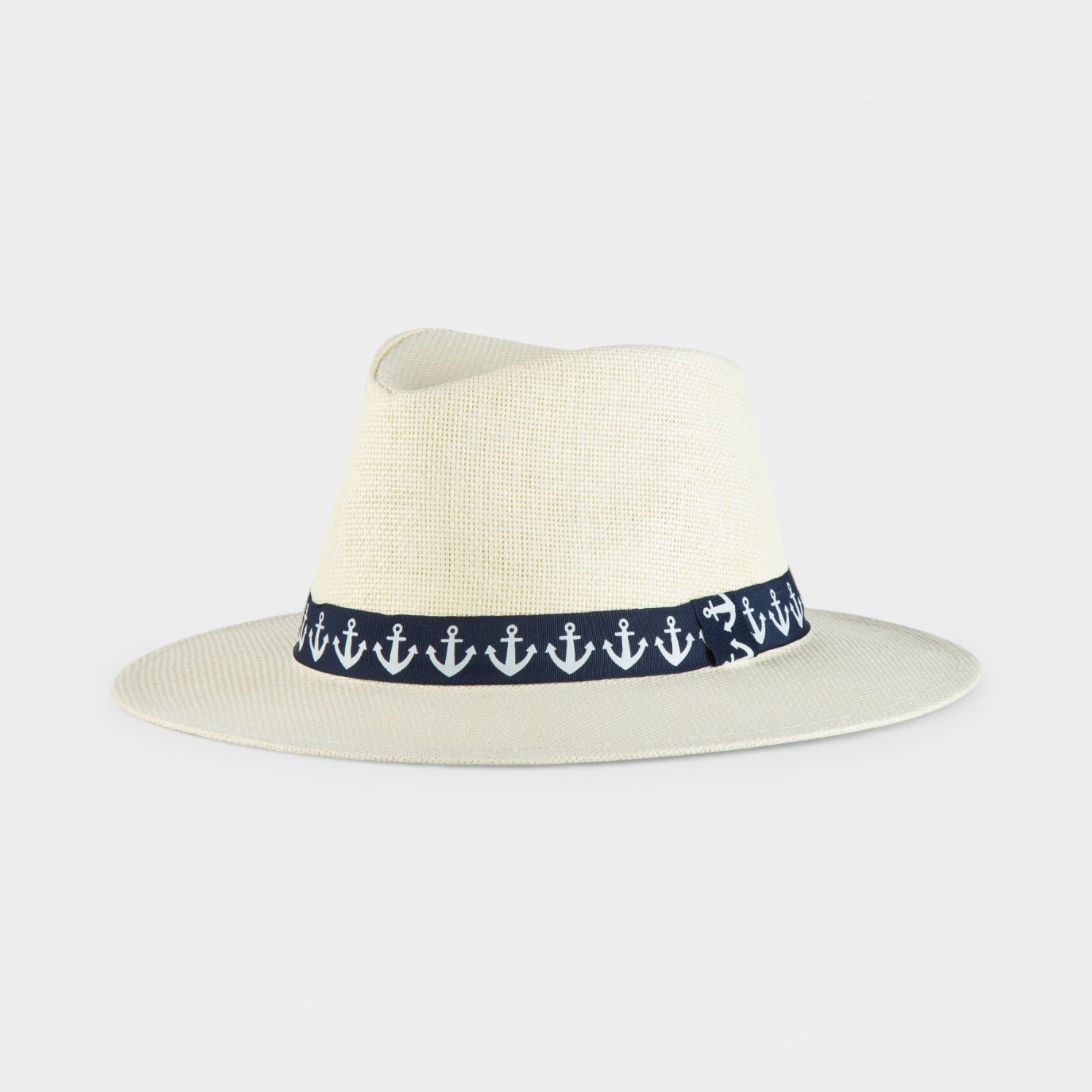 SEAFARE STRAW FEDORA HAT