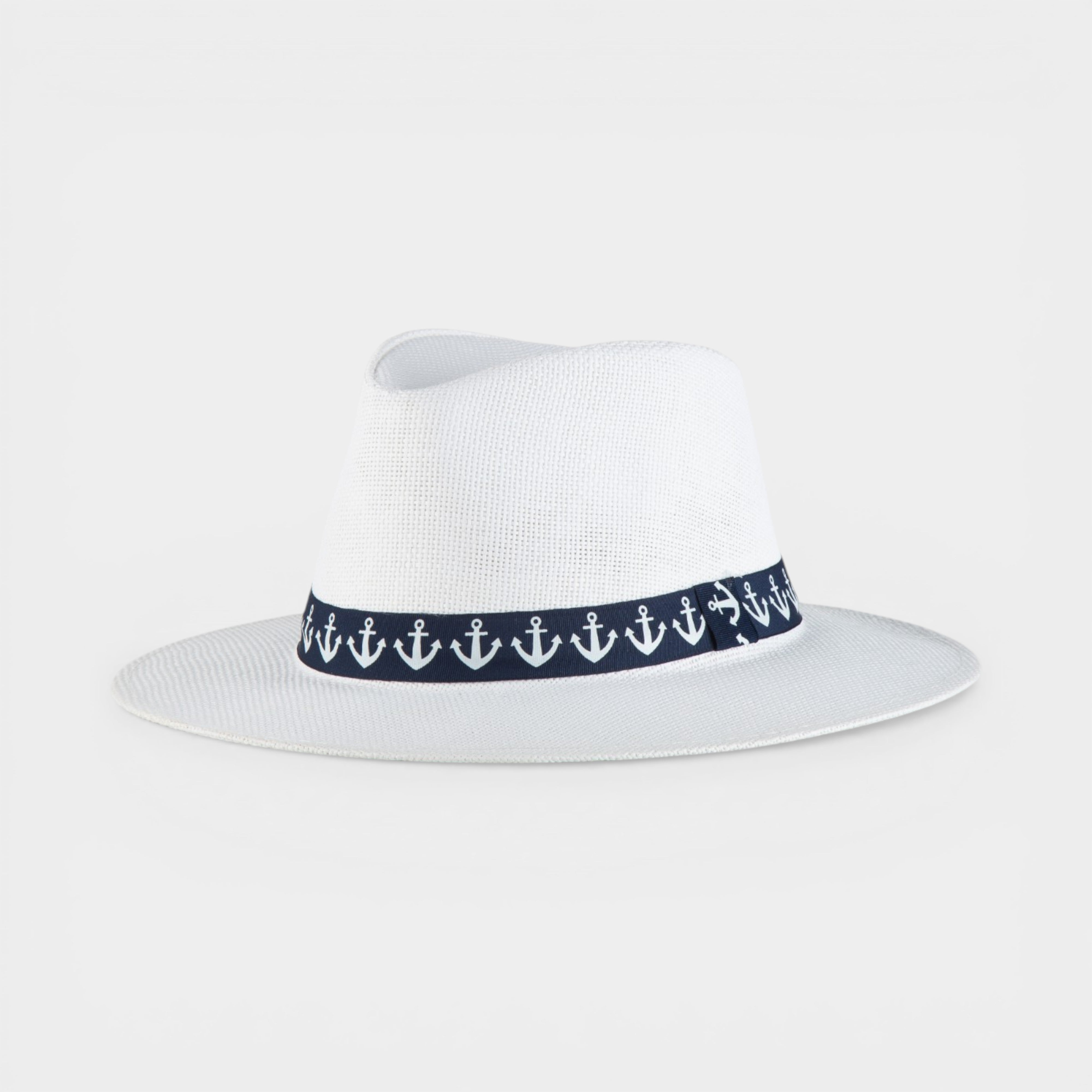 SEAFARE STRAW FEDORA HAT