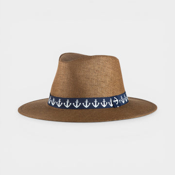 SEAFARE STRAW FEDORA HAT