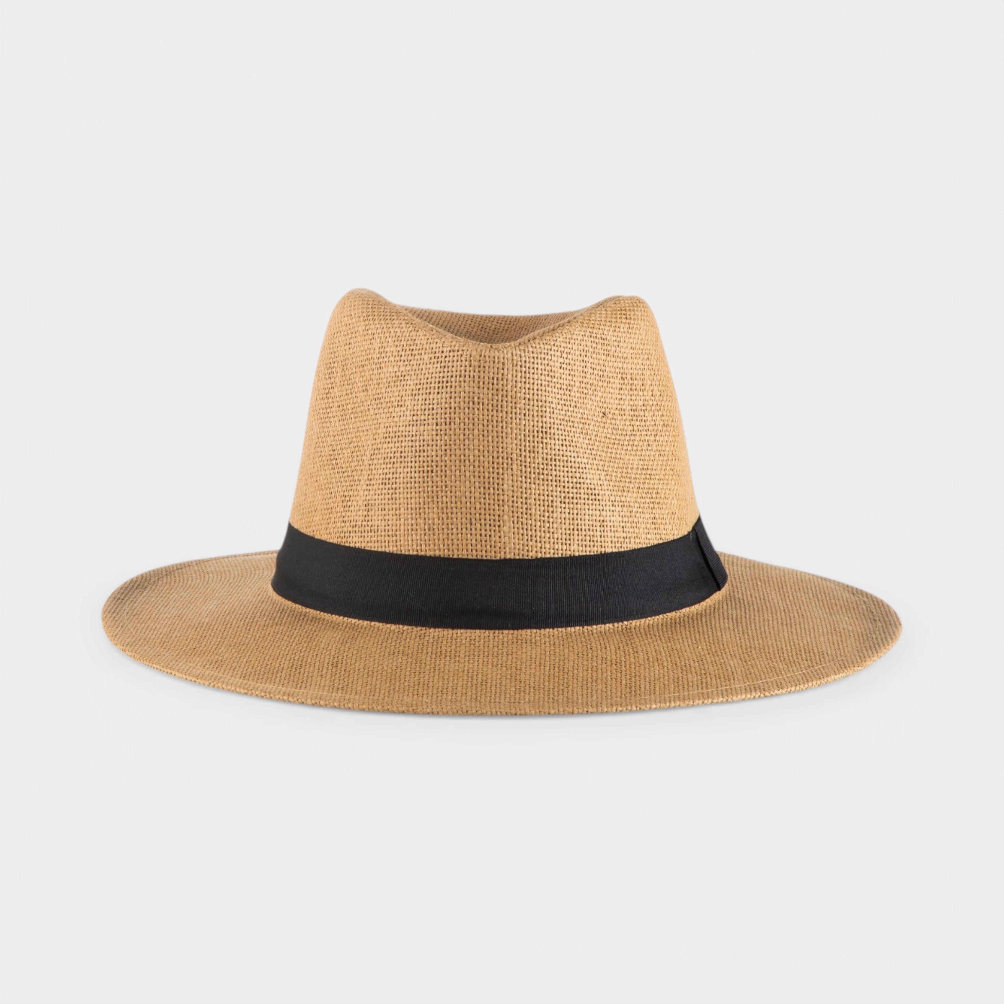 CLASSIC STRAW FEDORA HAT