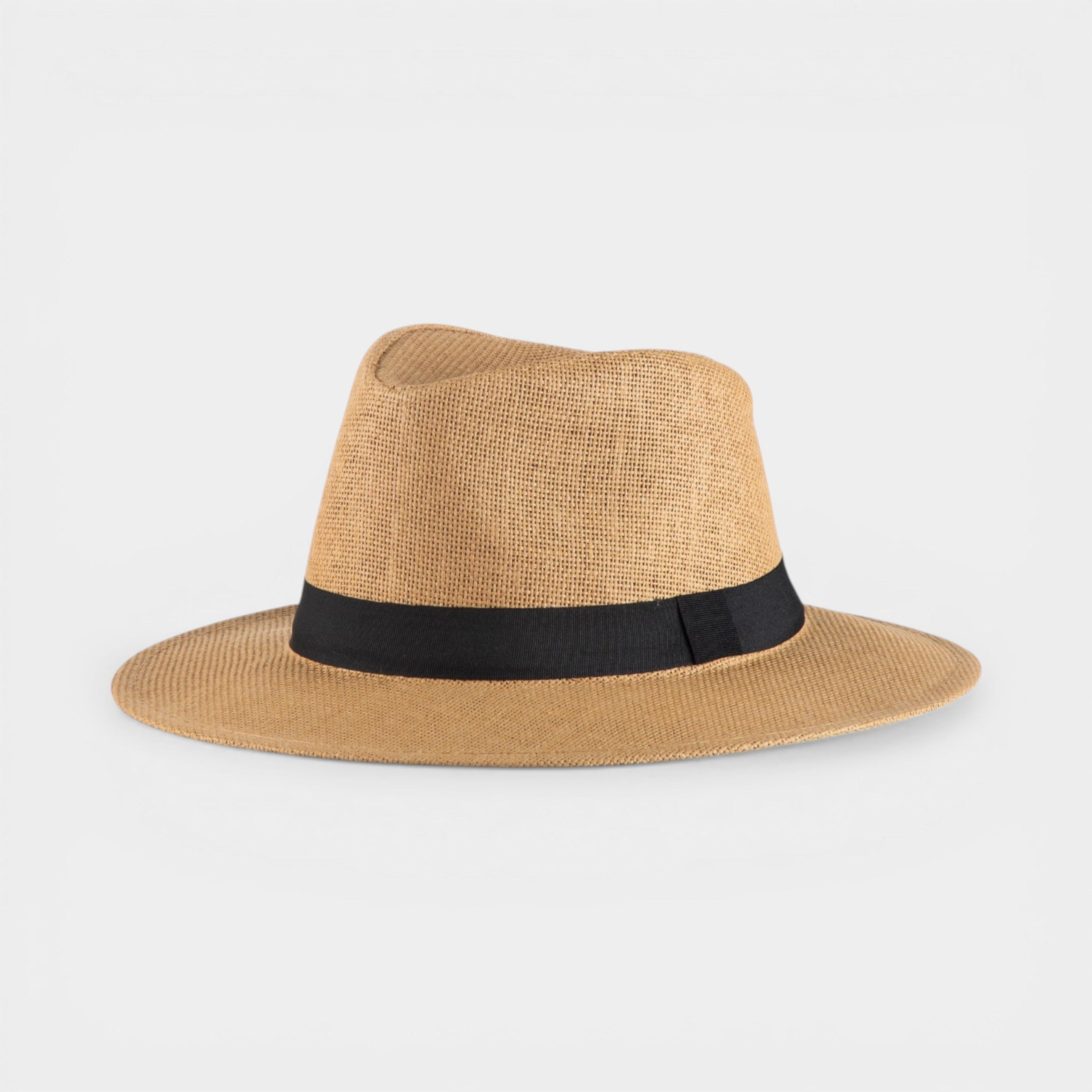 CLASSIC STRAW FEDORA HAT