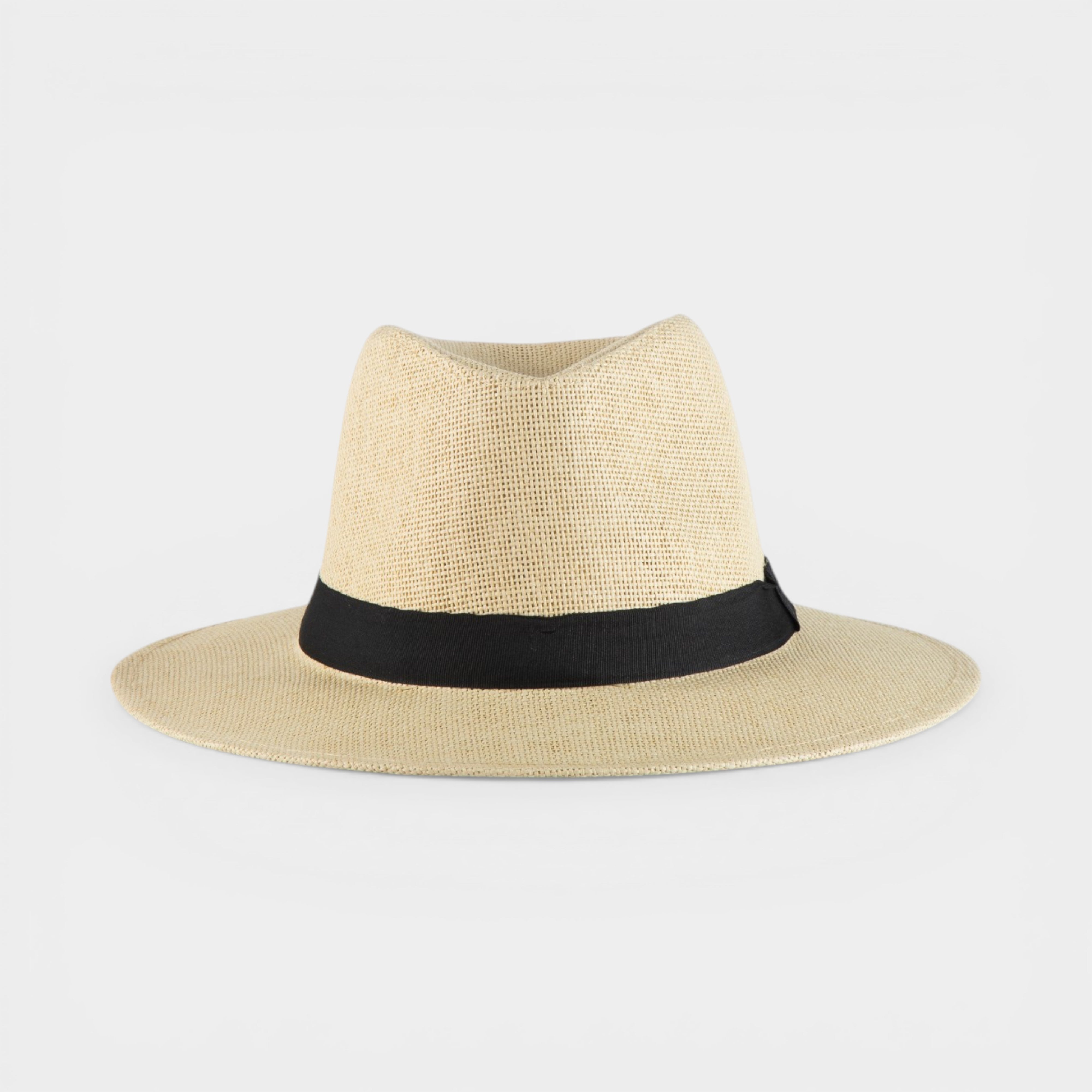 CLASSIC STRAW FEDORA HAT