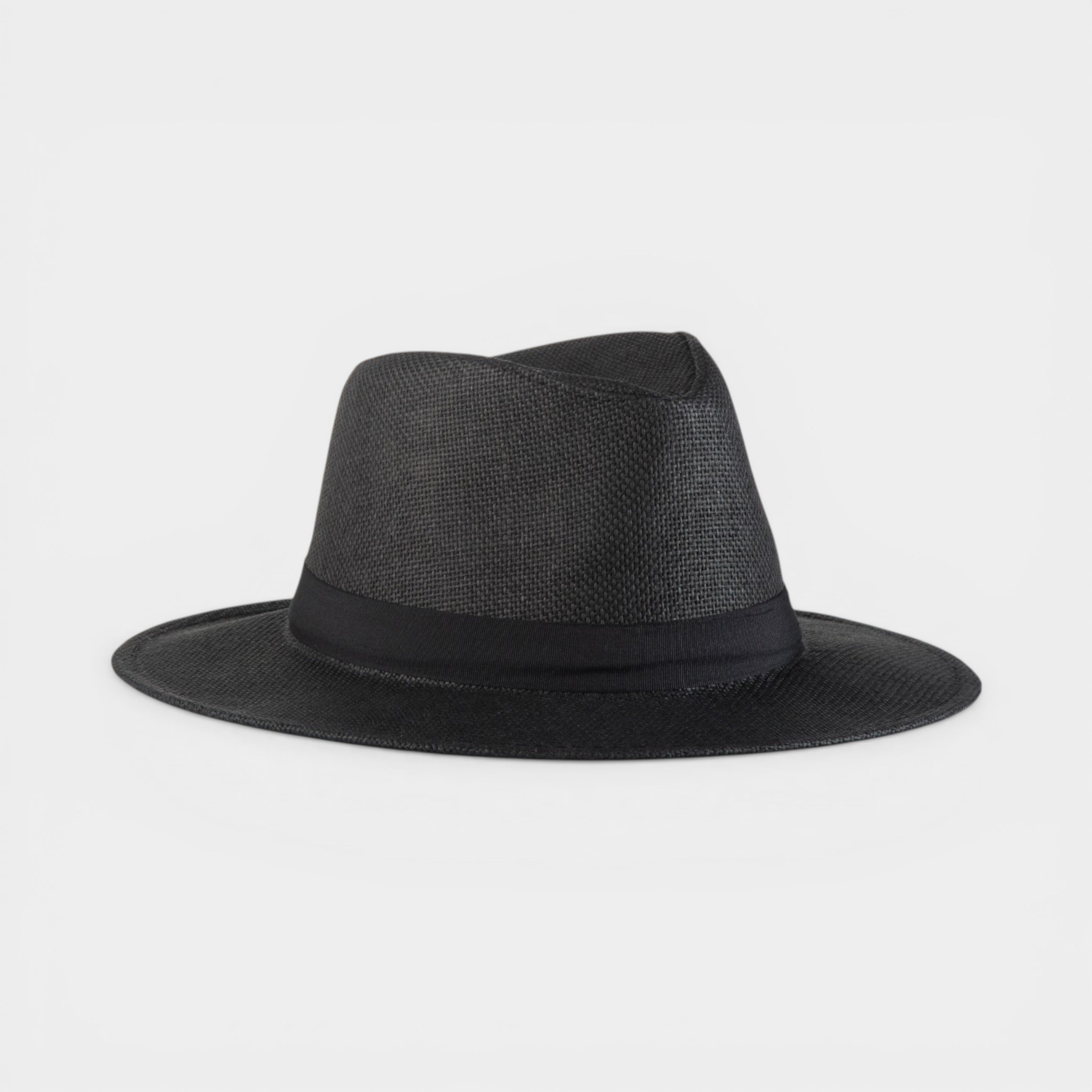 CLASSIC STRAW FEDORA HAT