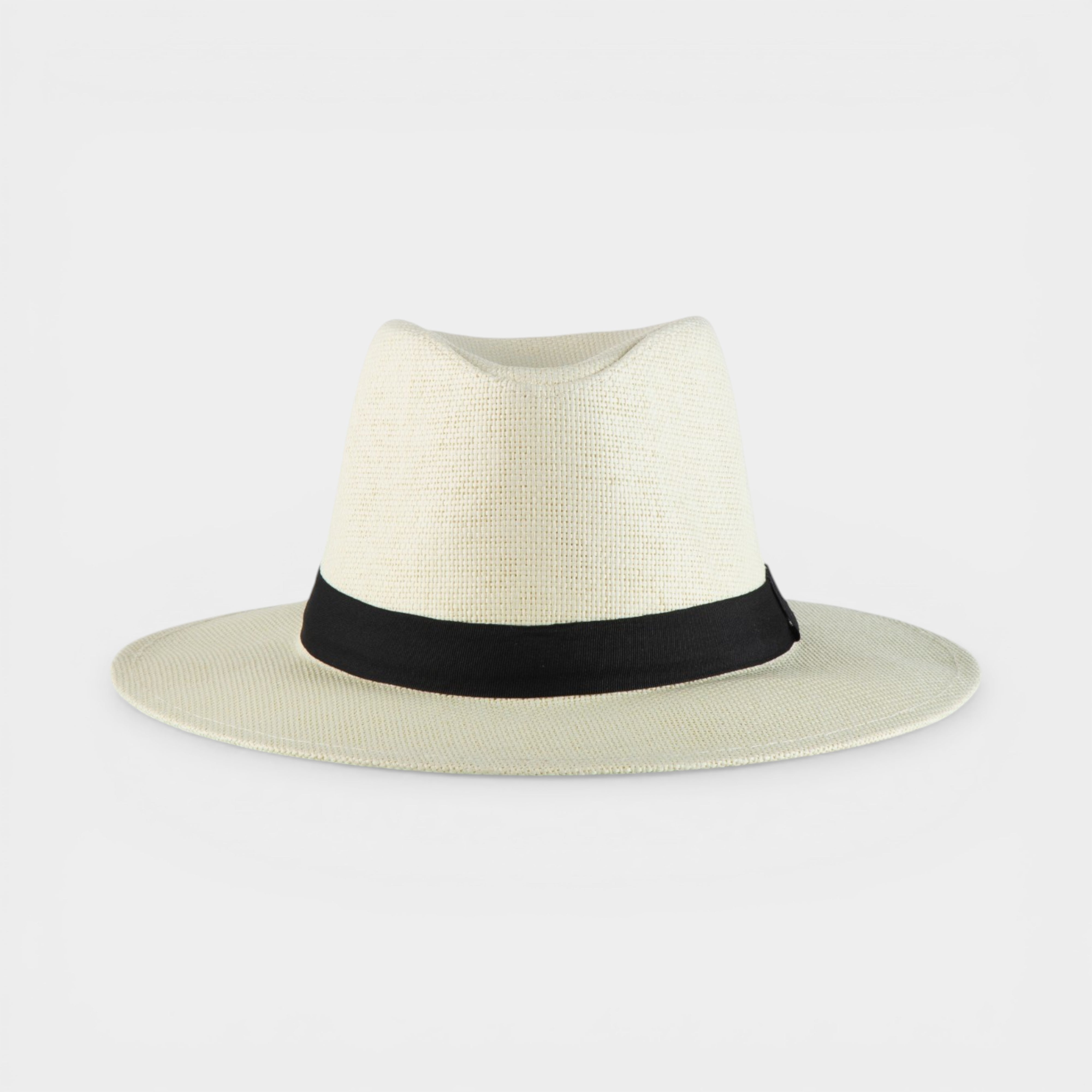 CLASSIC STRAW FEDORA HAT