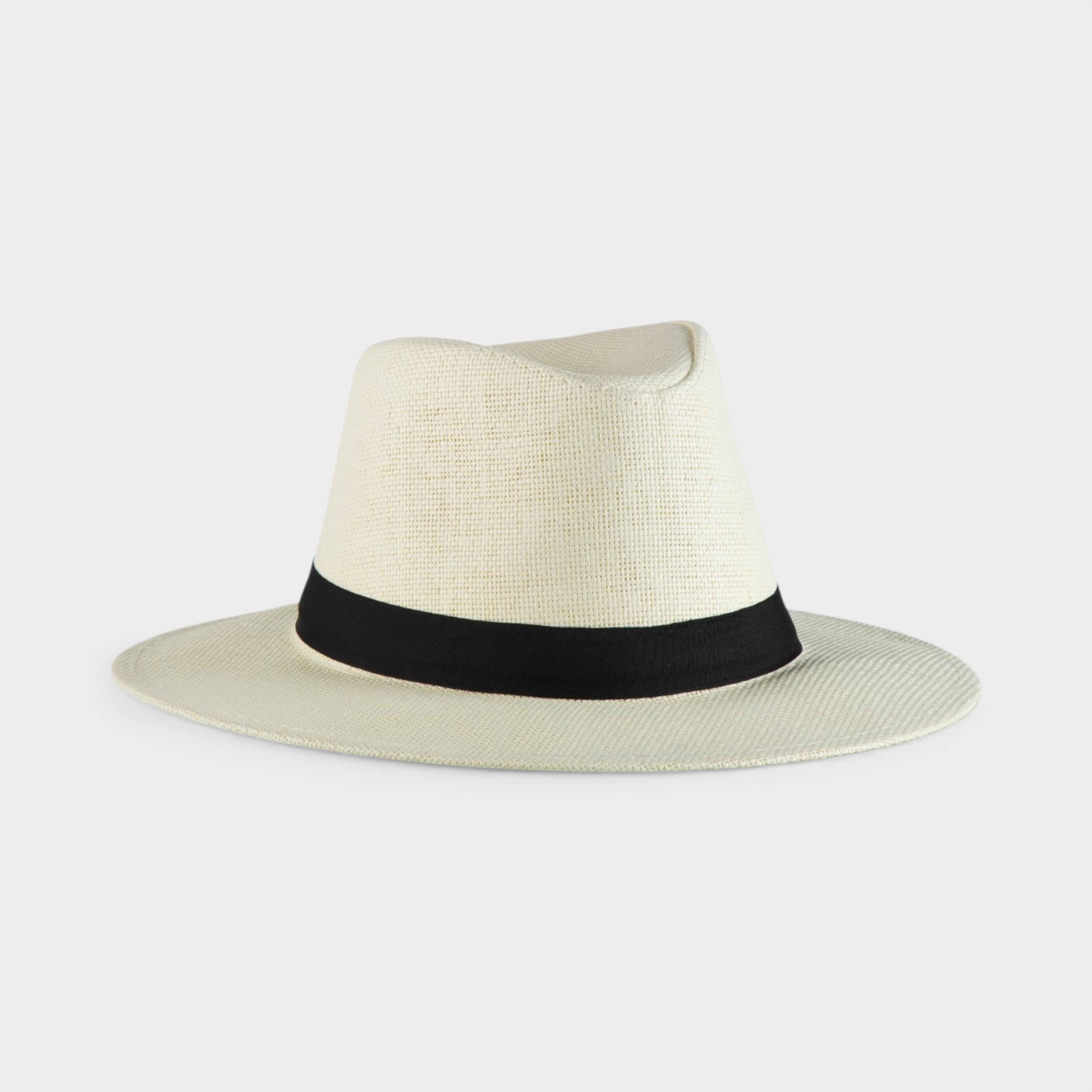 CLASSIC STRAW FEDORA HAT