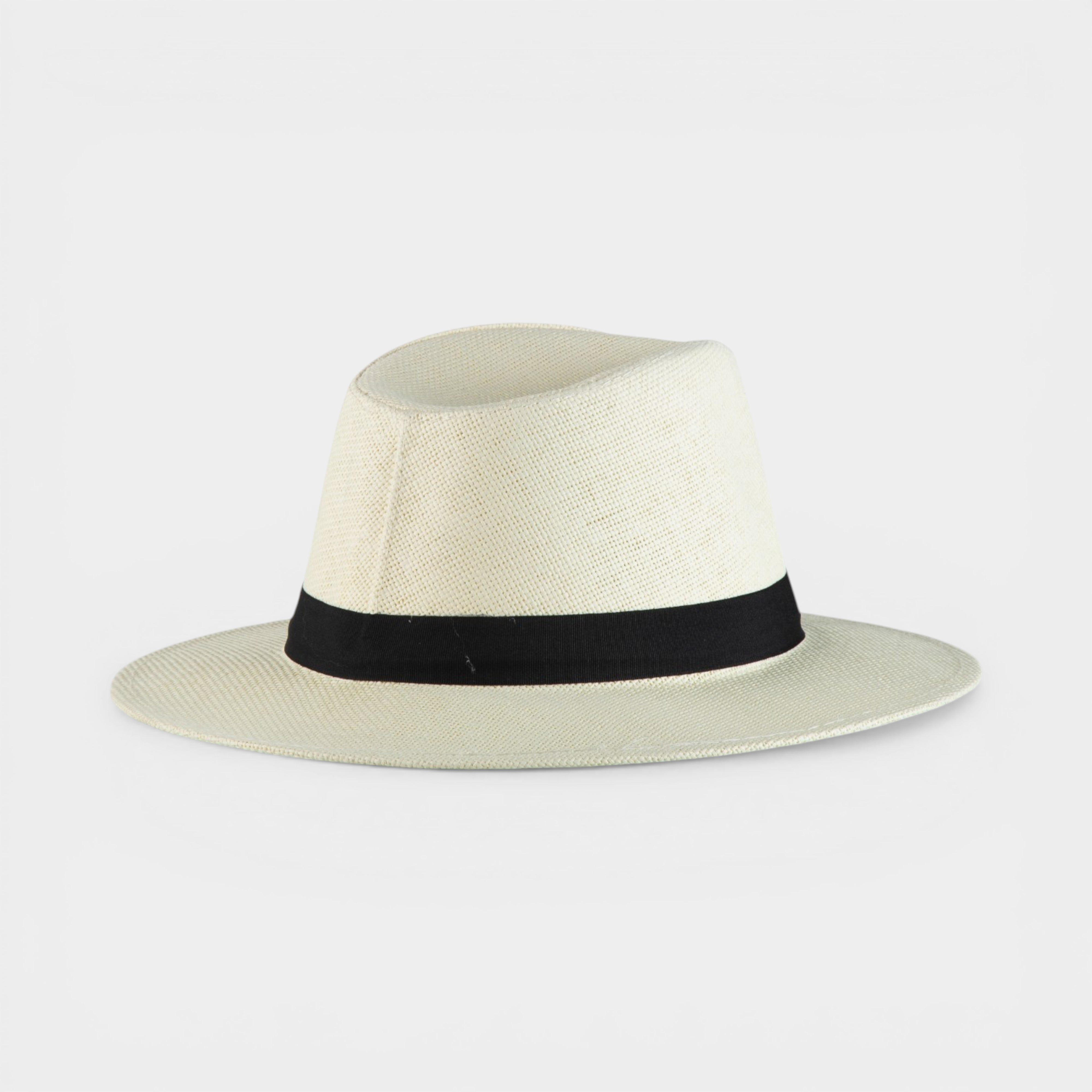 CLASSIC STRAW FEDORA HAT