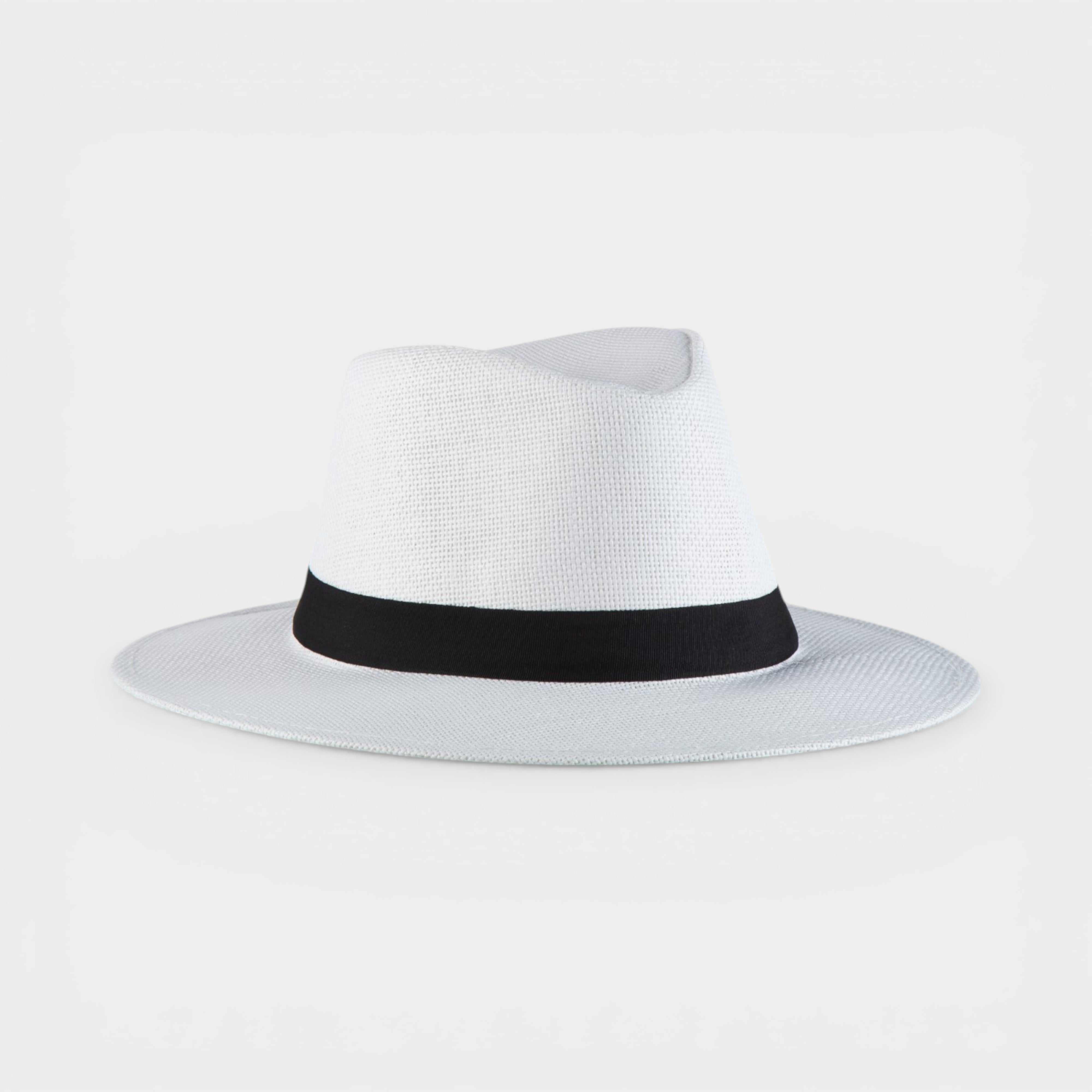 CLASSIC STRAW FEDORA HAT