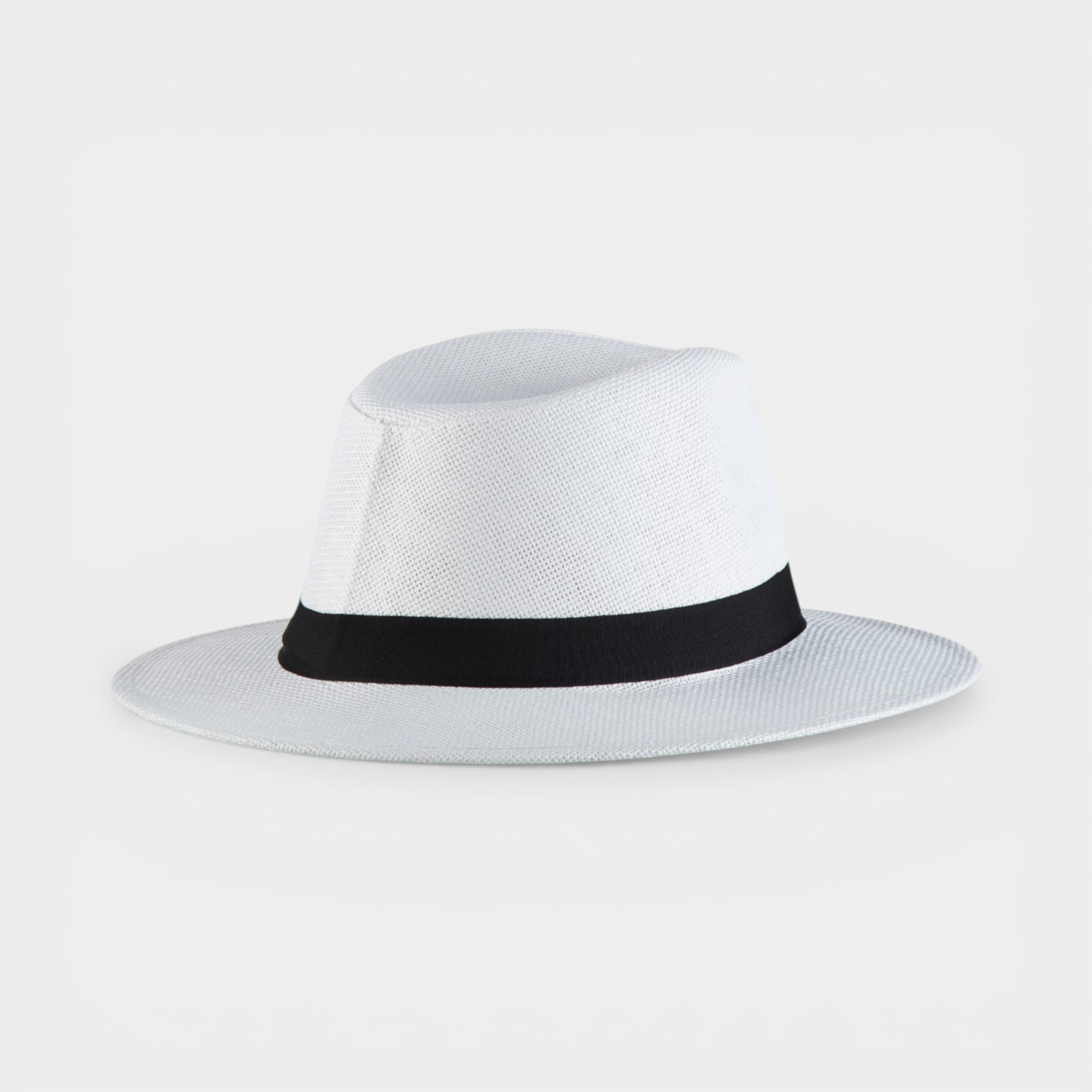 CLASSIC STRAW FEDORA HAT