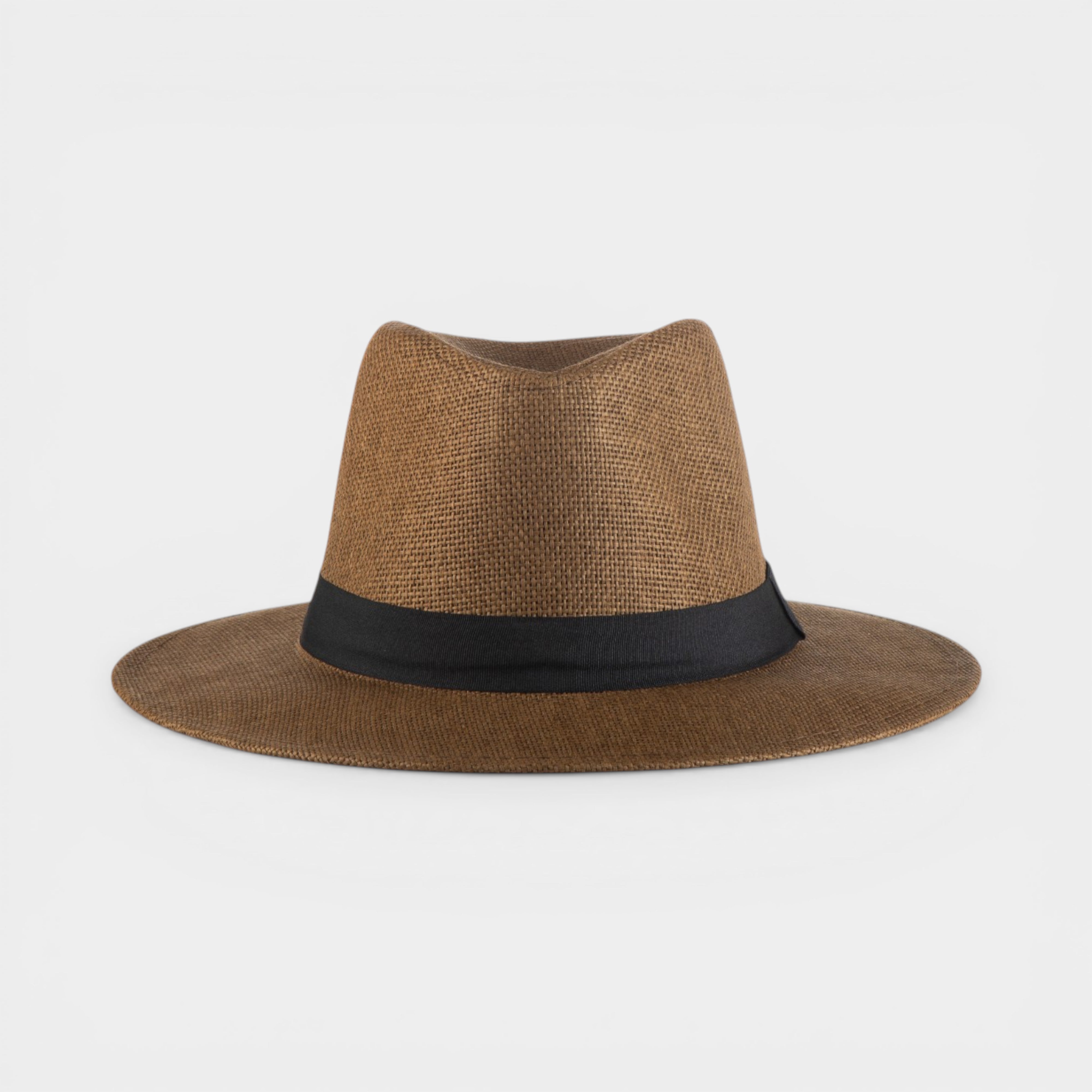 CLASSIC STRAW FEDORA HAT