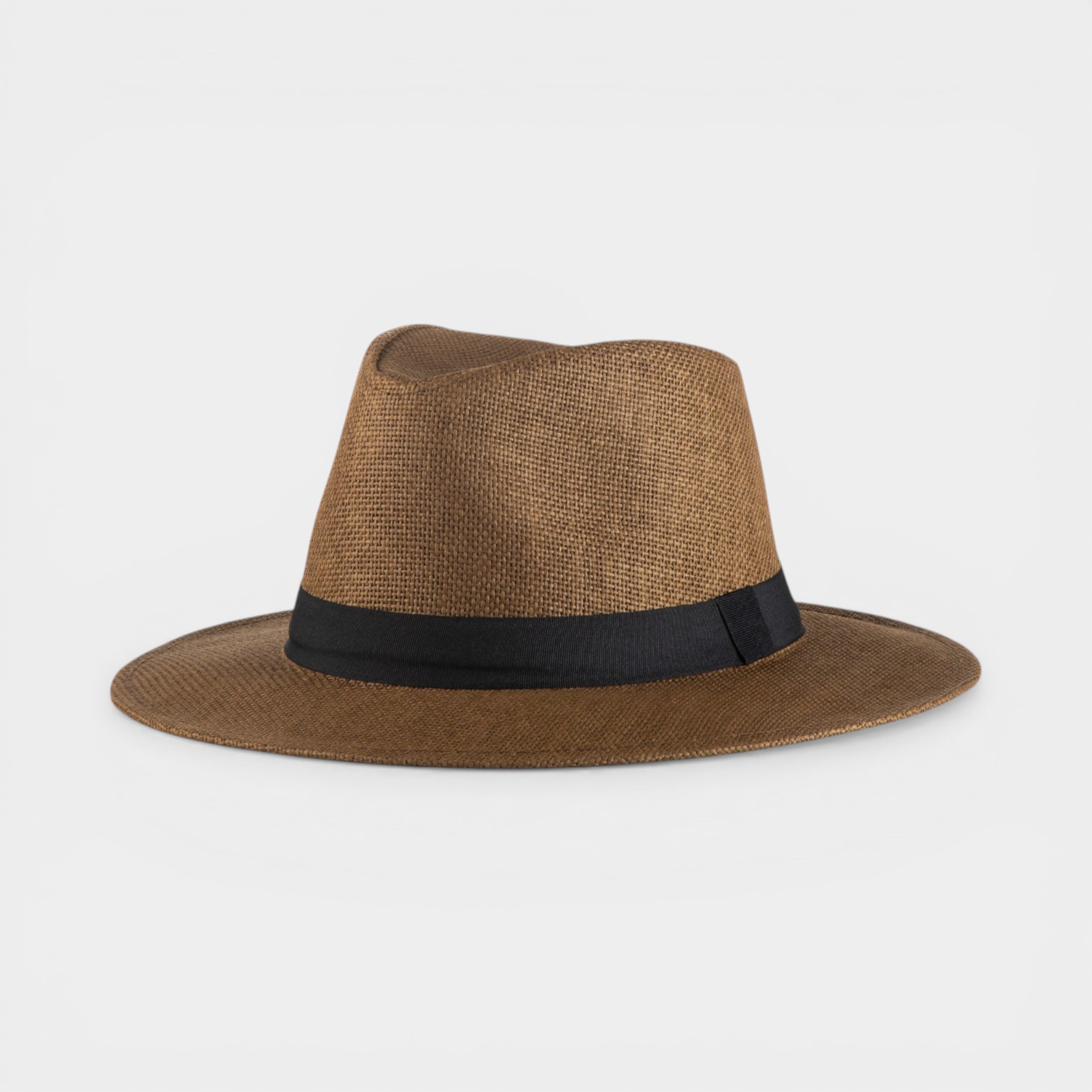 CLASSIC STRAW FEDORA HAT