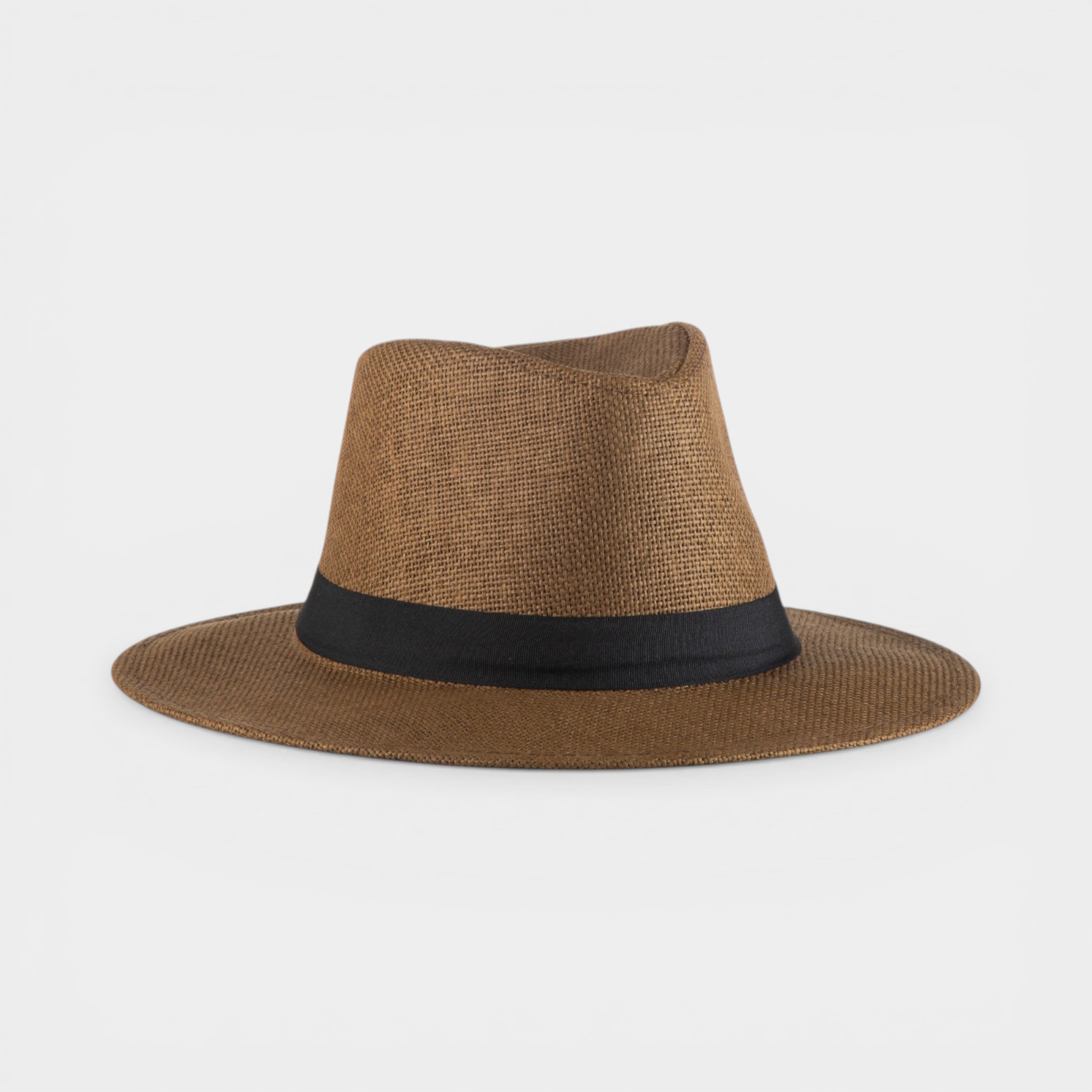 CLASSIC STRAW FEDORA HAT