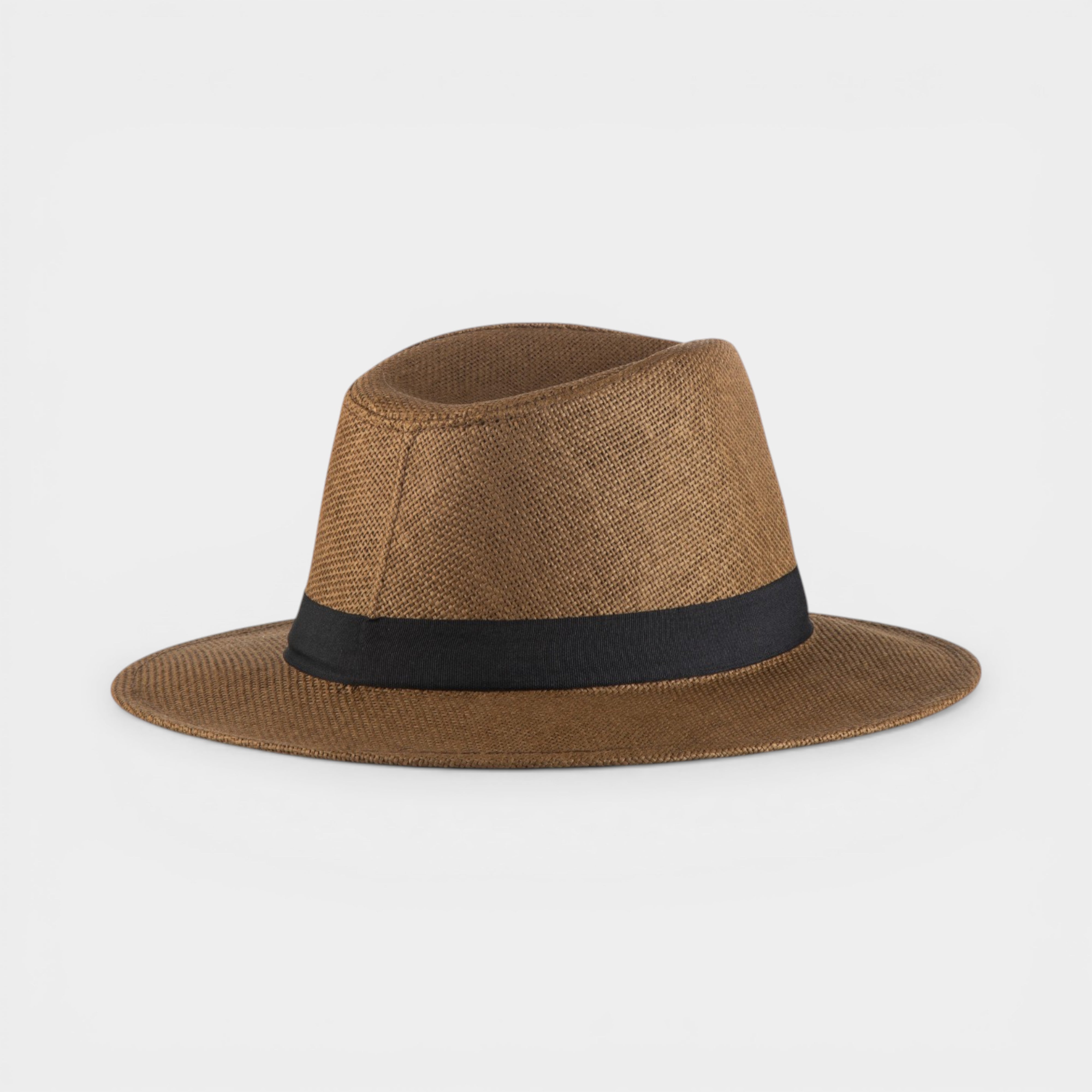 CLASSIC STRAW FEDORA HAT