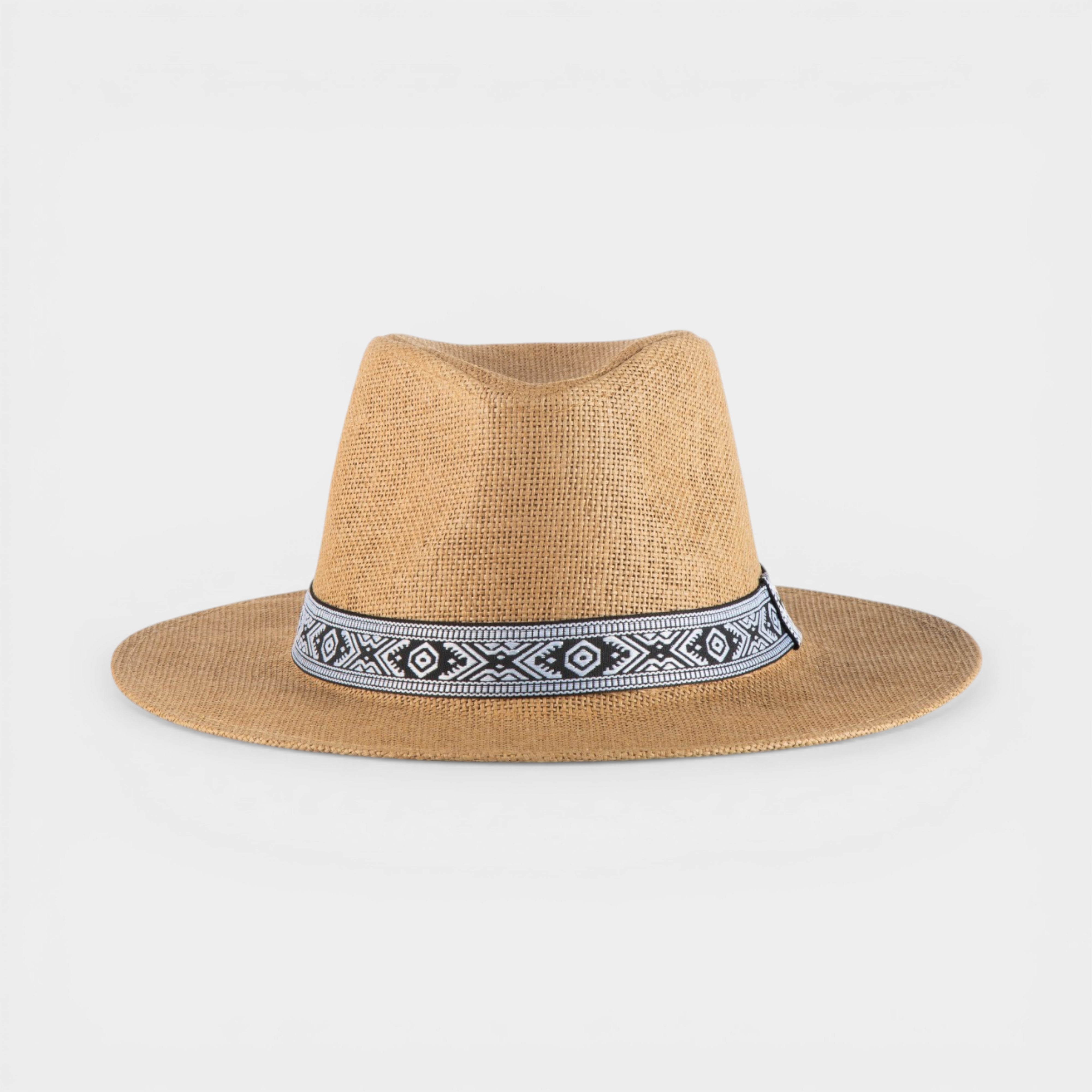 ROYAL  STRAW FEDORA HAT