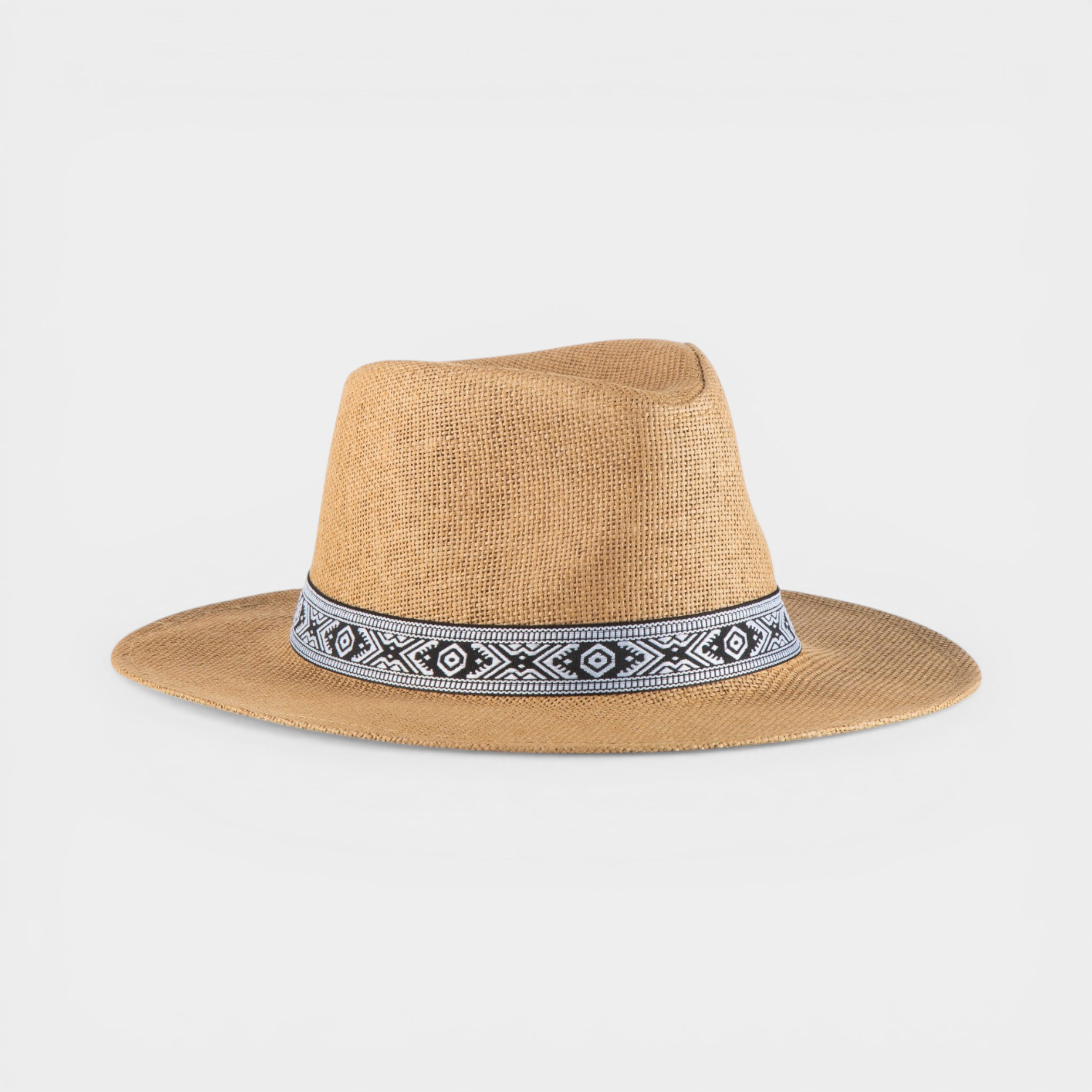 ROYAL  STRAW FEDORA HAT