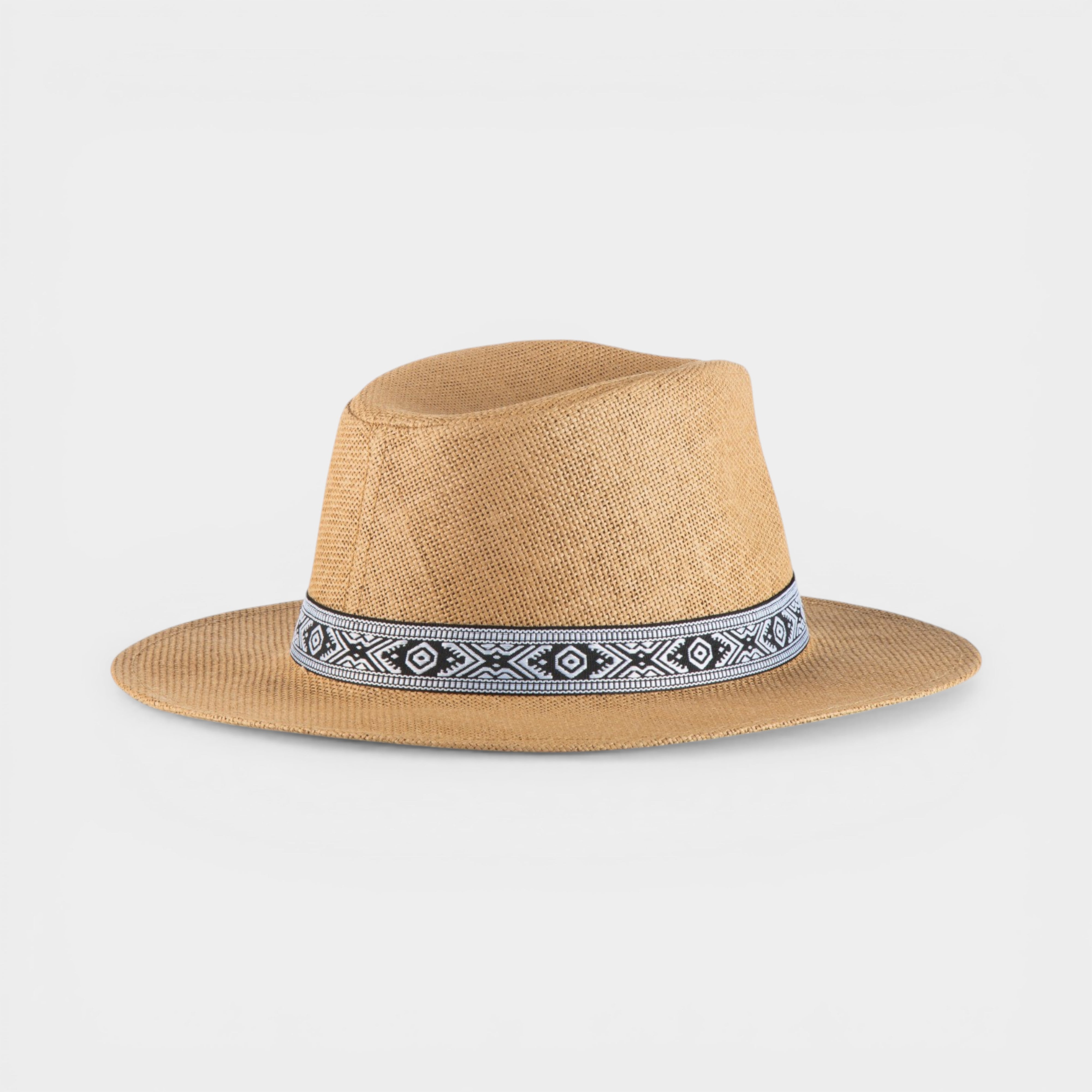 ROYAL  STRAW FEDORA HAT
