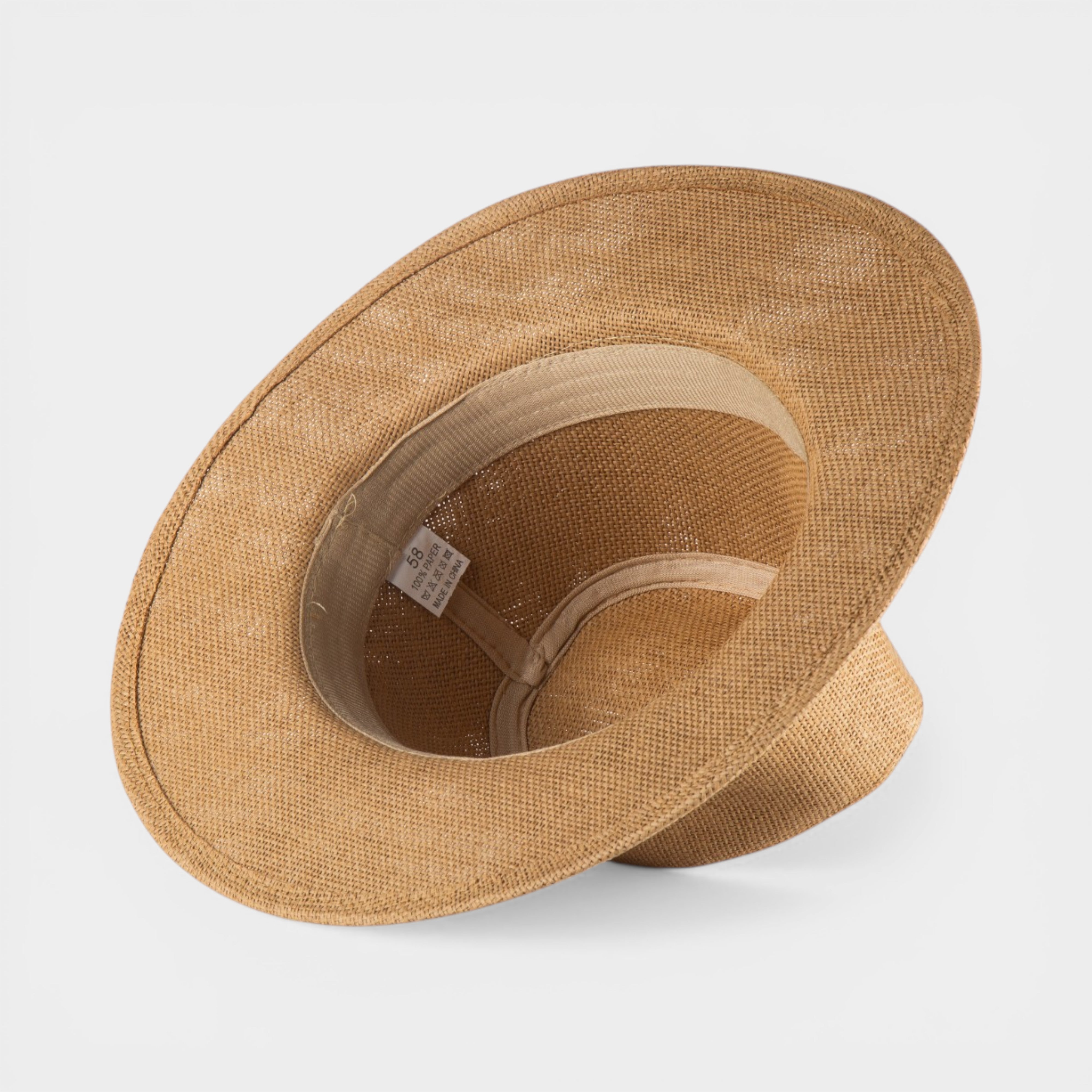 ROYAL  STRAW FEDORA HAT