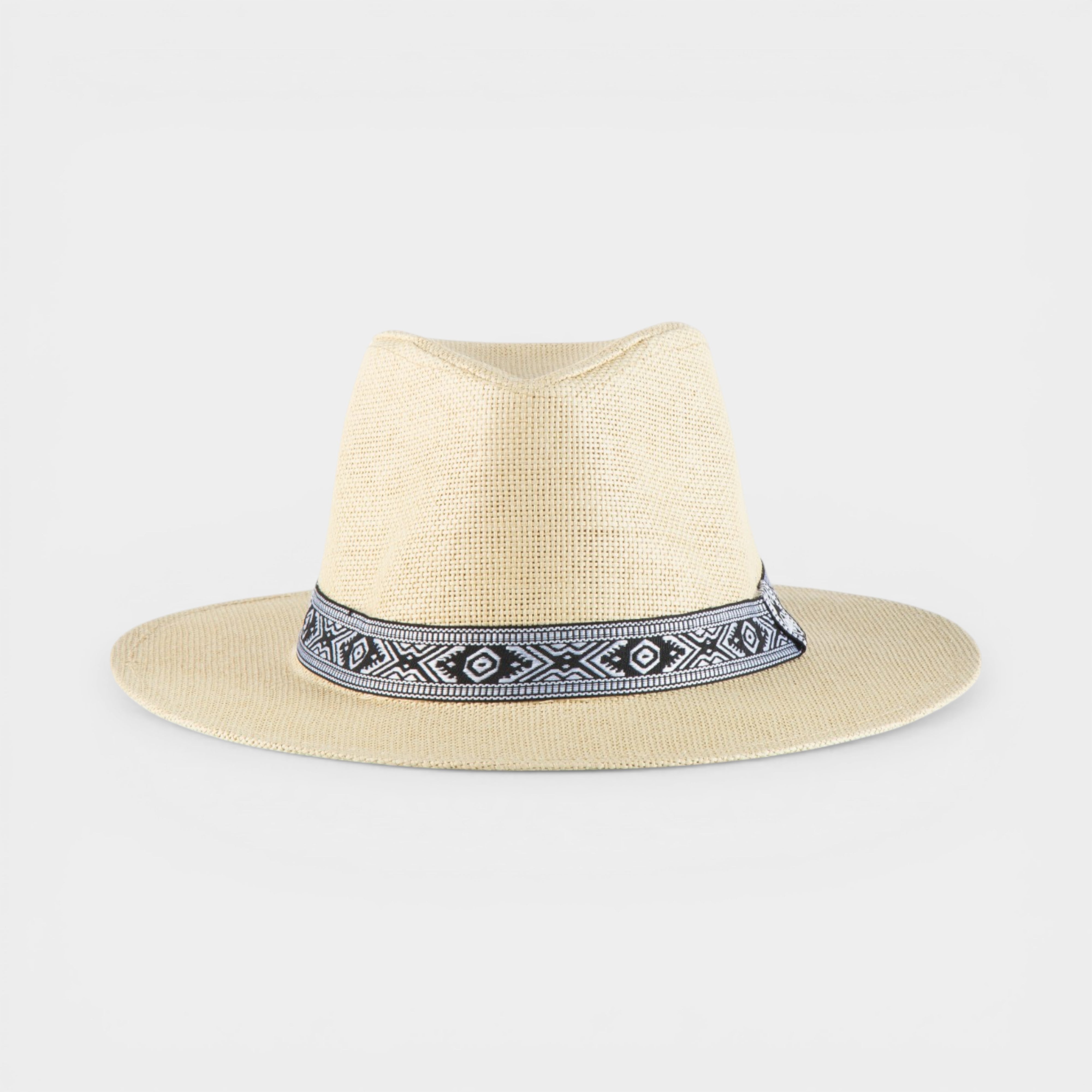 ROYAL  STRAW FEDORA HAT