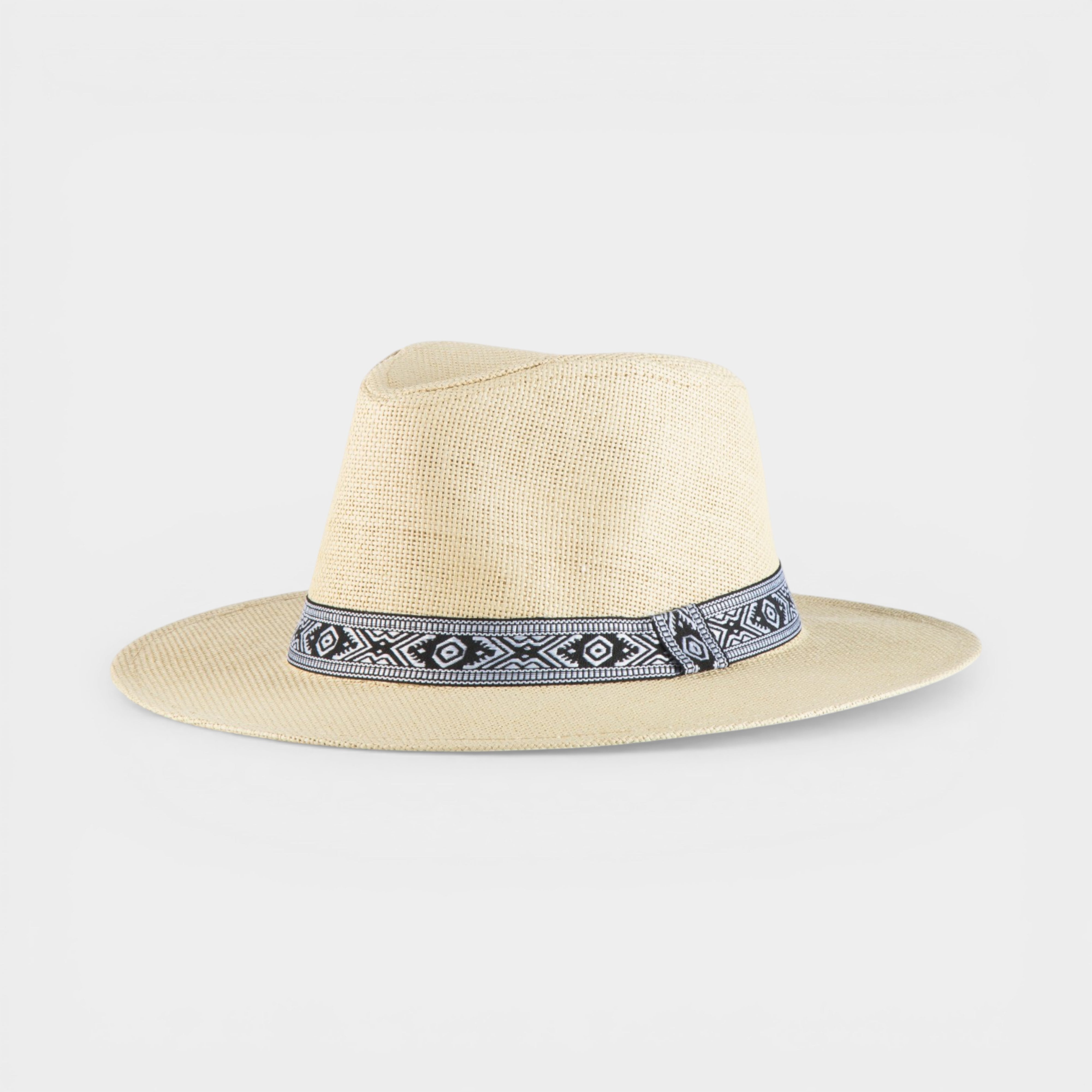 ROYAL  STRAW FEDORA HAT