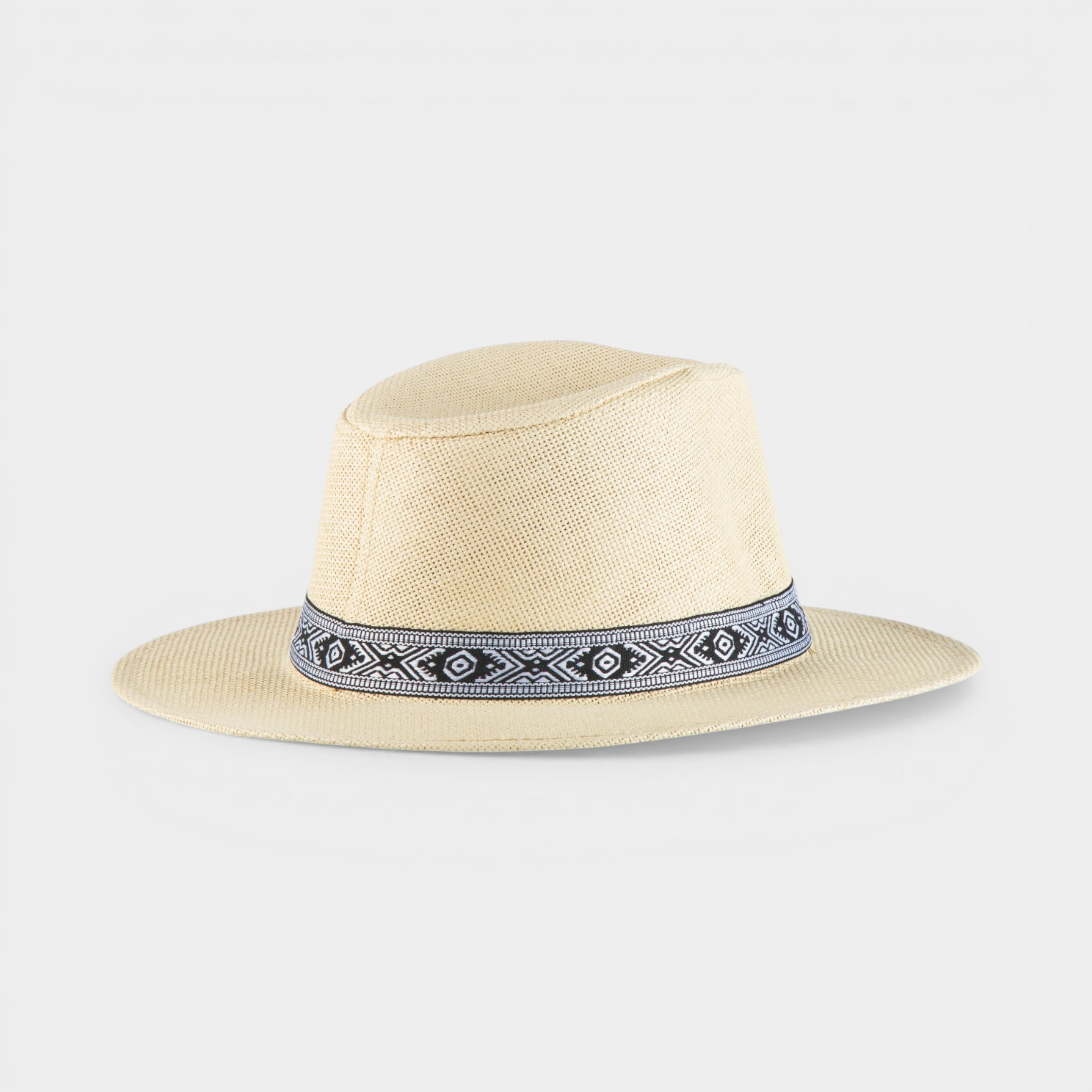 ROYAL  STRAW FEDORA HAT