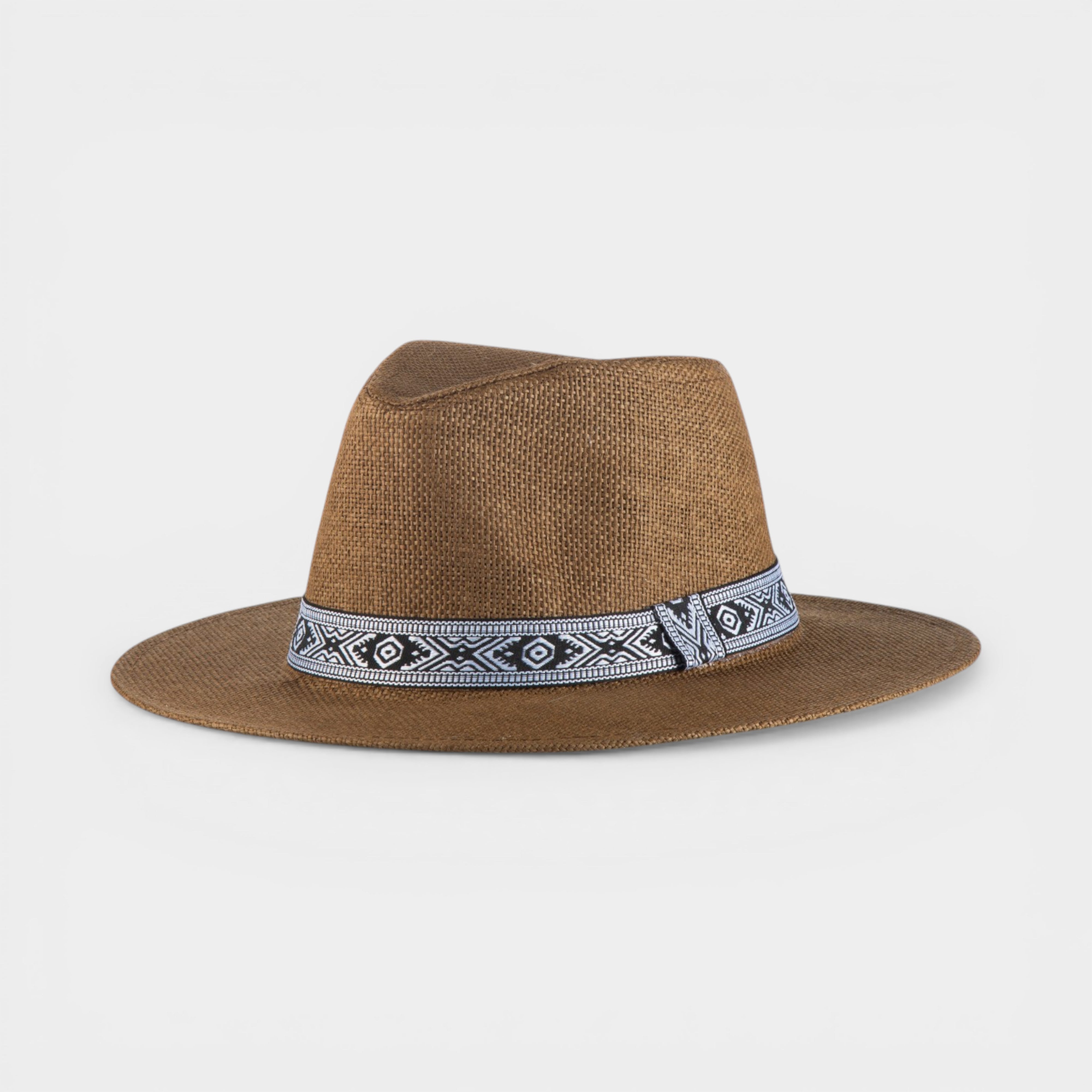 ROYAL  STRAW FEDORA HAT