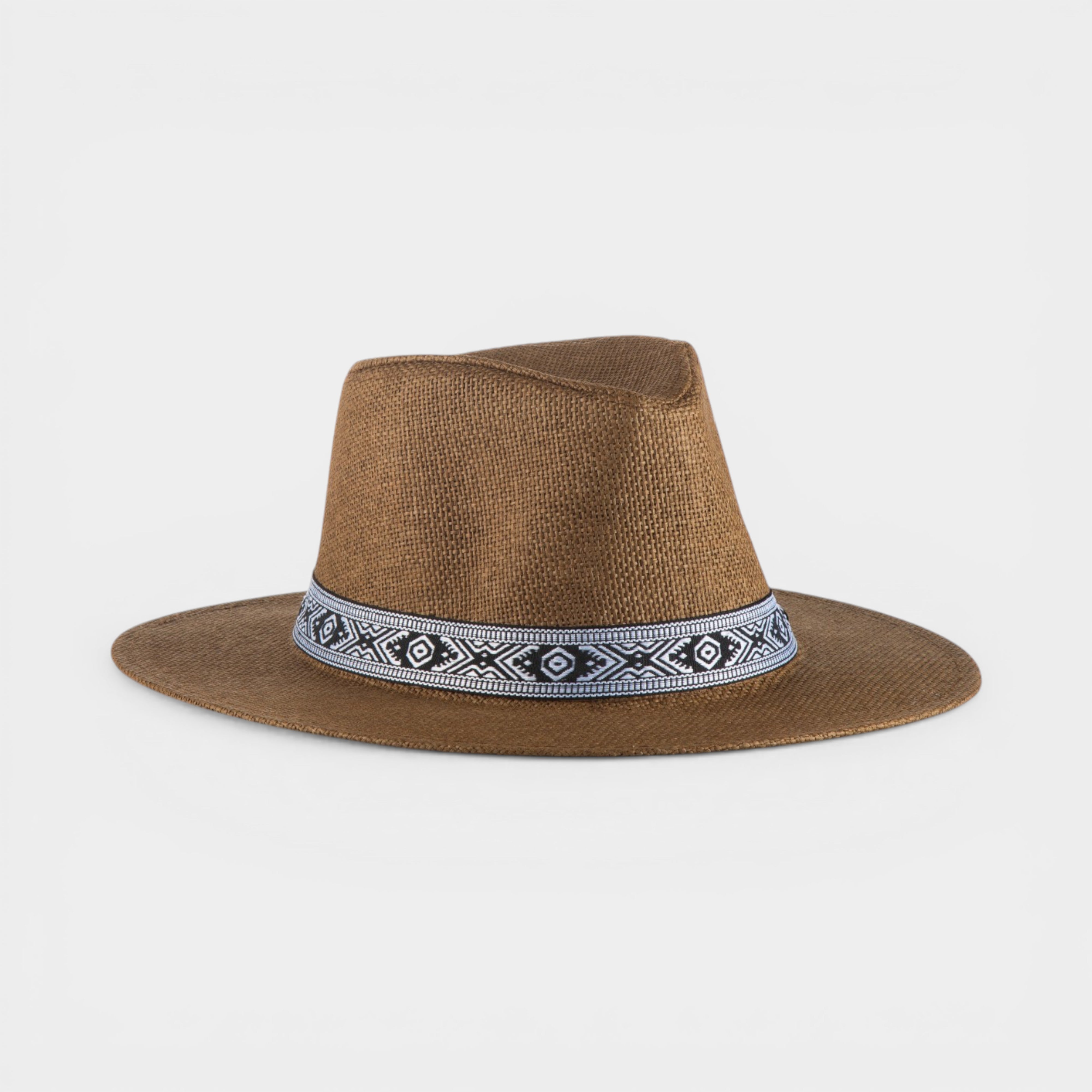 ROYAL  STRAW FEDORA HAT