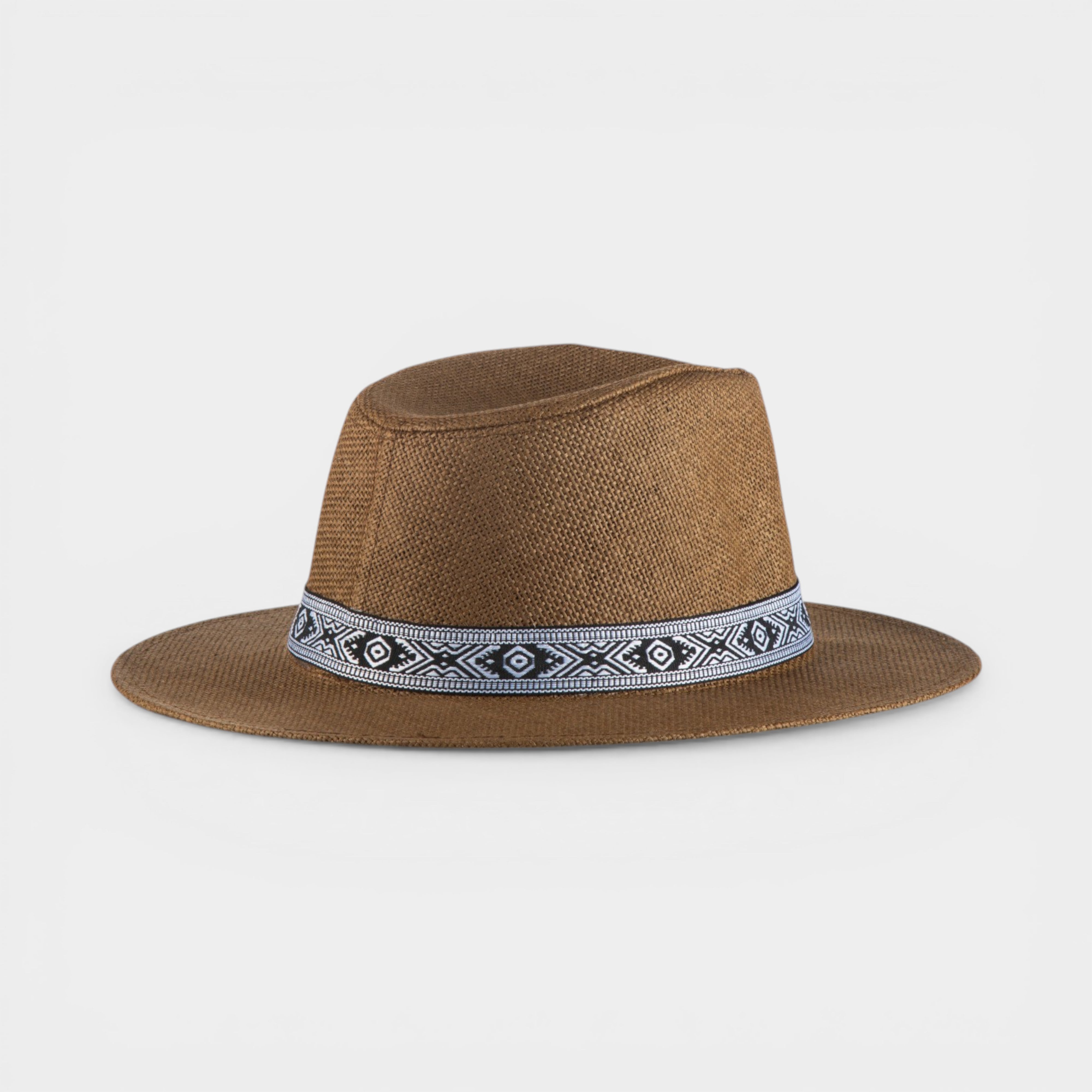 ROYAL  STRAW FEDORA HAT