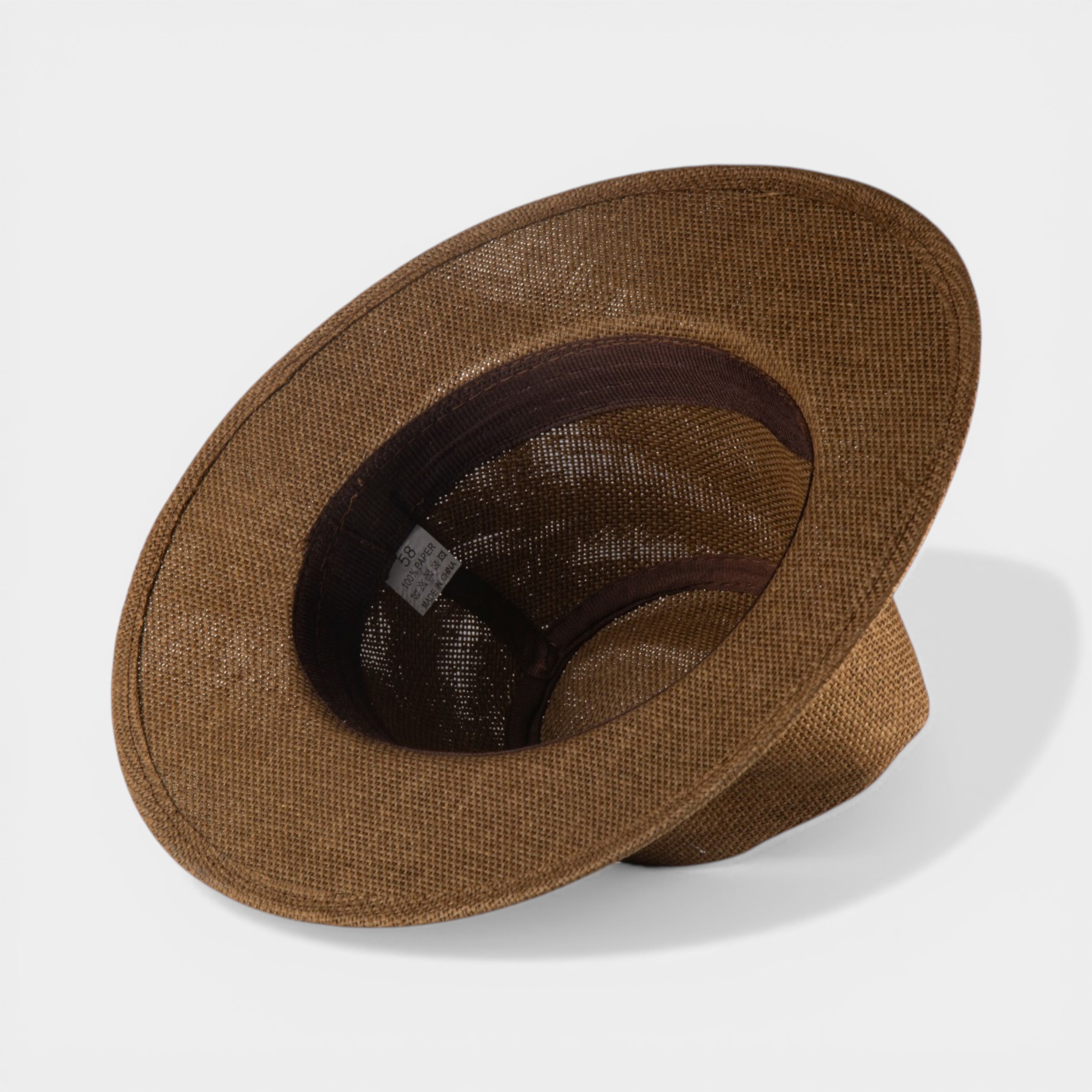 ROYAL  STRAW FEDORA HAT