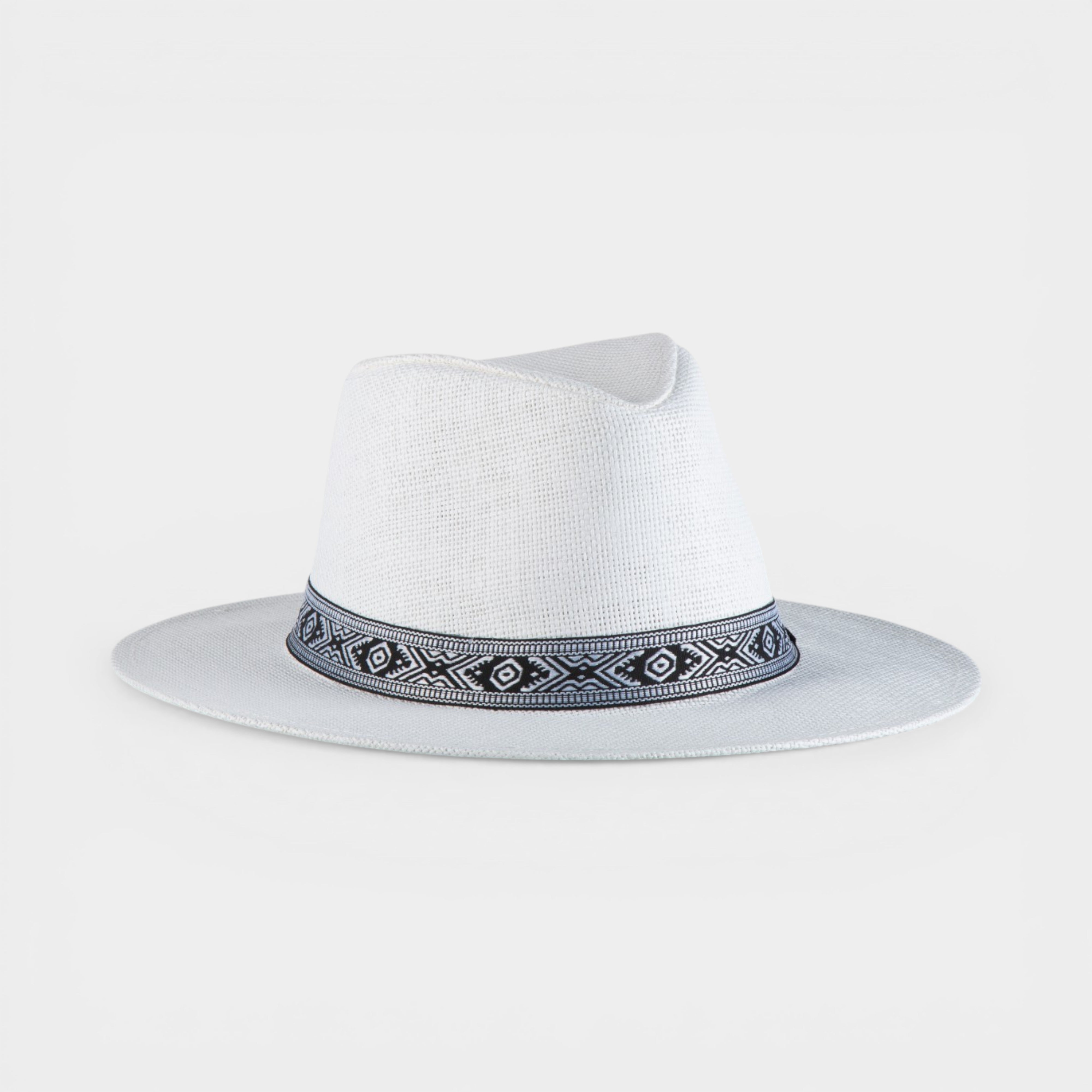 ROYAL  STRAW FEDORA HAT